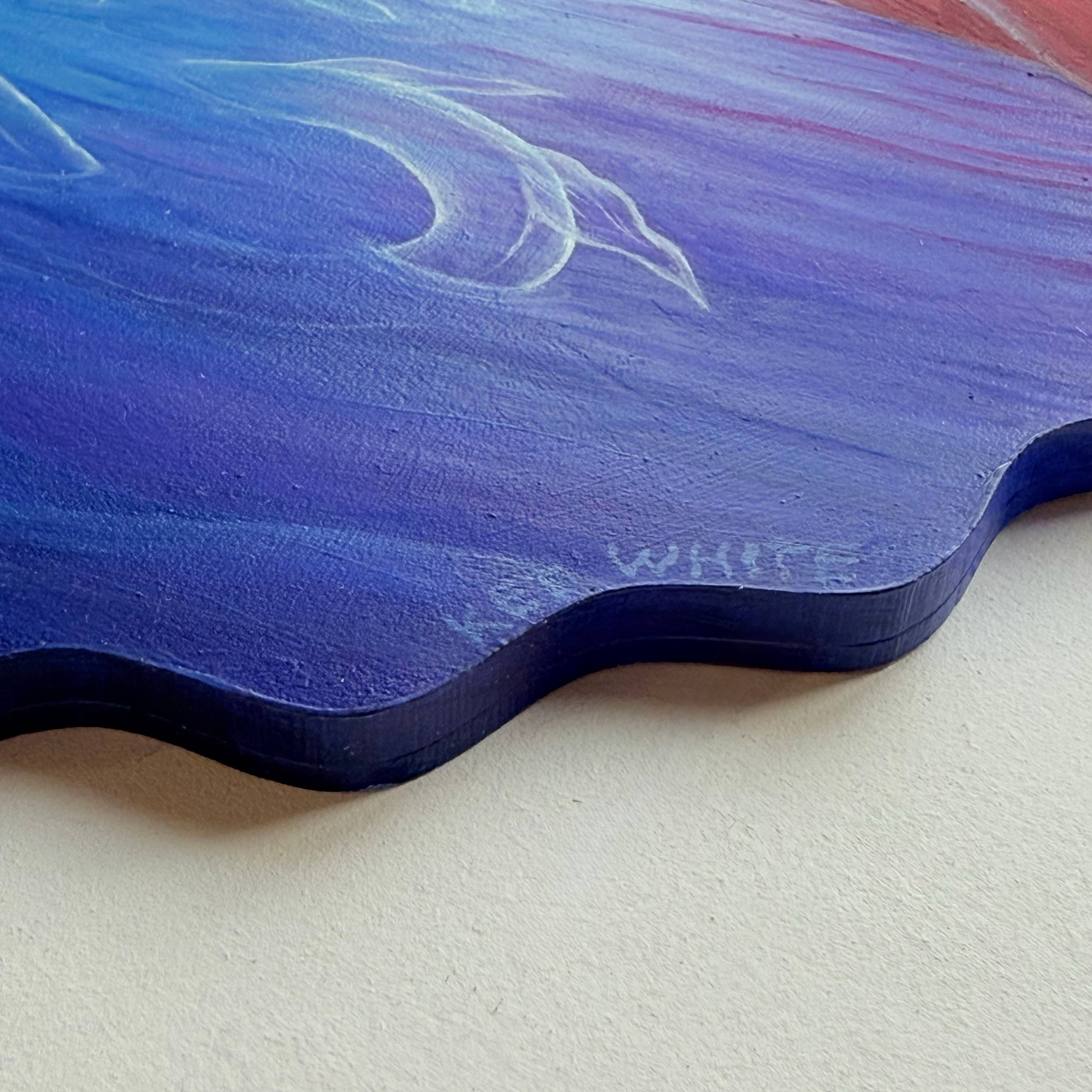 I'm solo traveler, bye Surrealistic Painting Ket White - Subjektiv.art