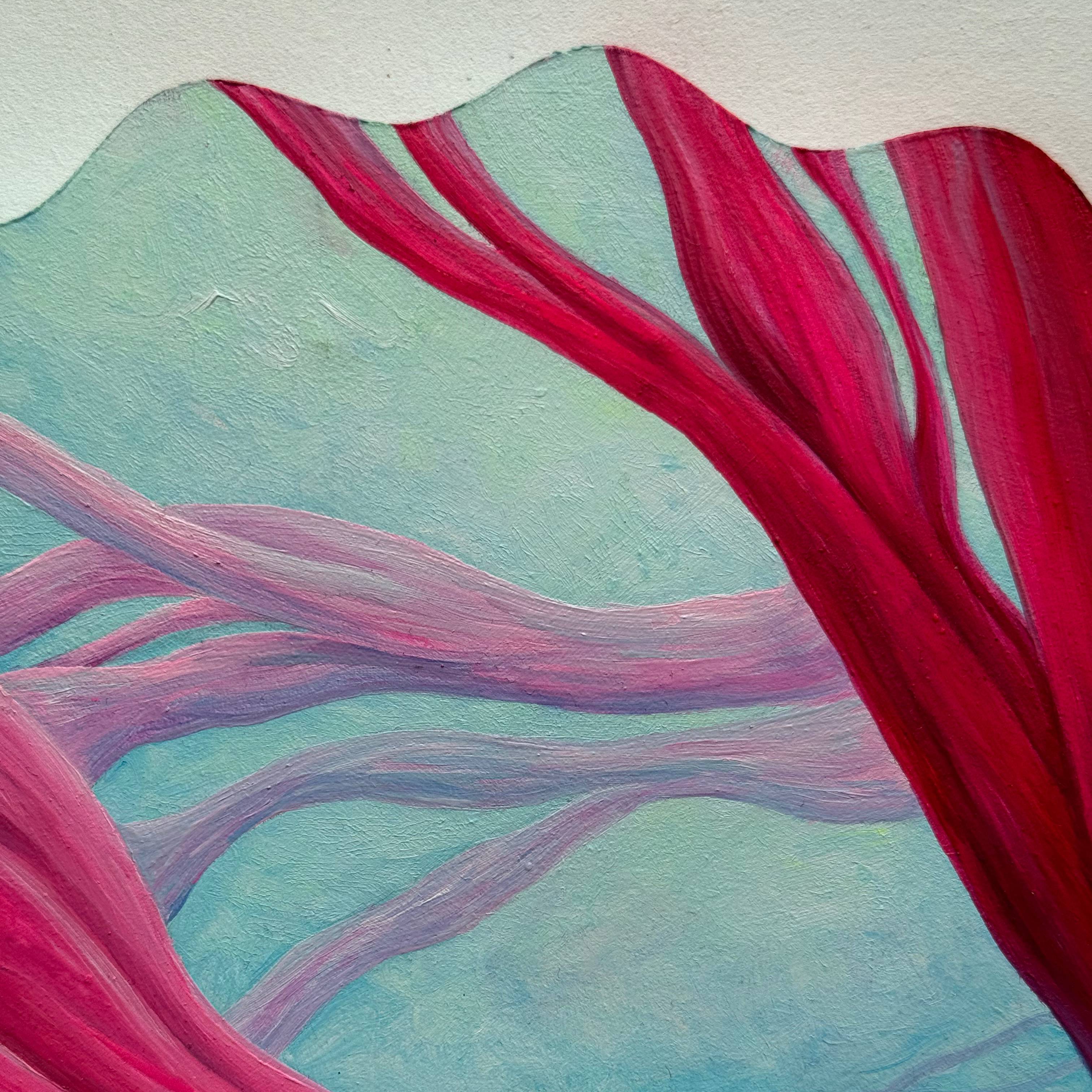 I'm solo traveler, bye Surrealistic Painting Ket White - Subjektiv.art