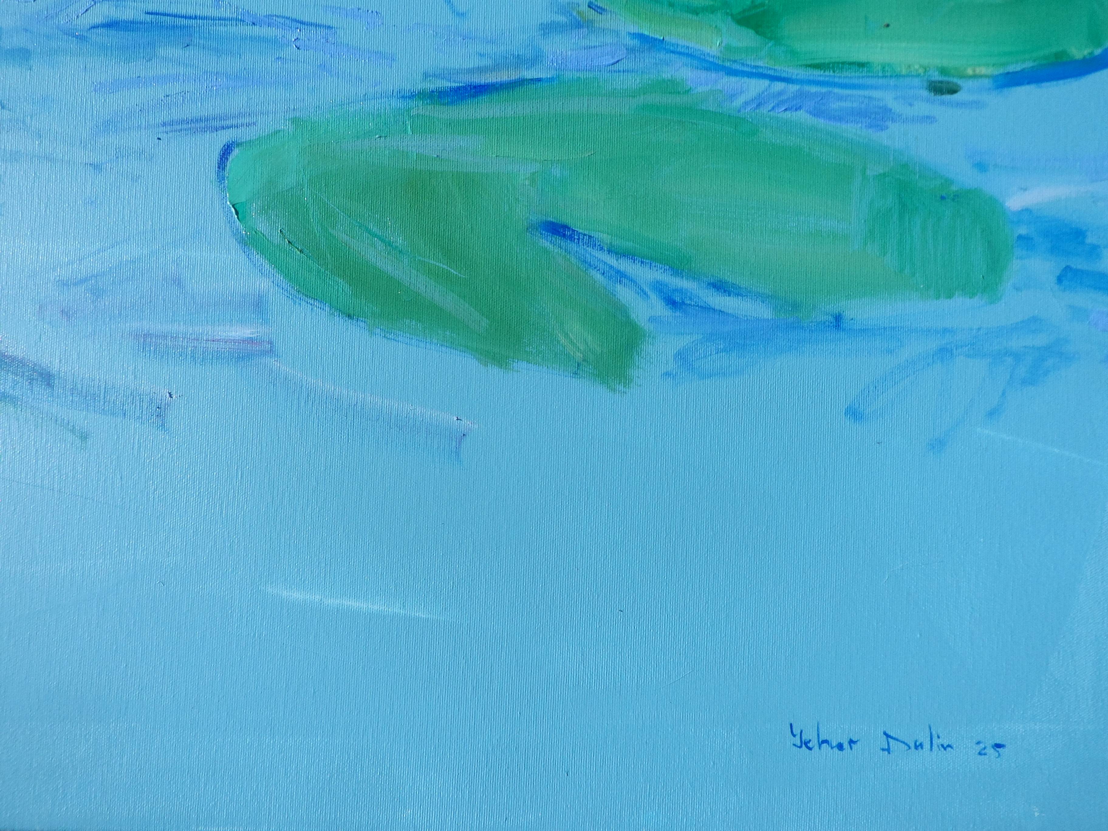 " Water lily" Impressionistic Painting Yehor Dulin - Subjektiv.art