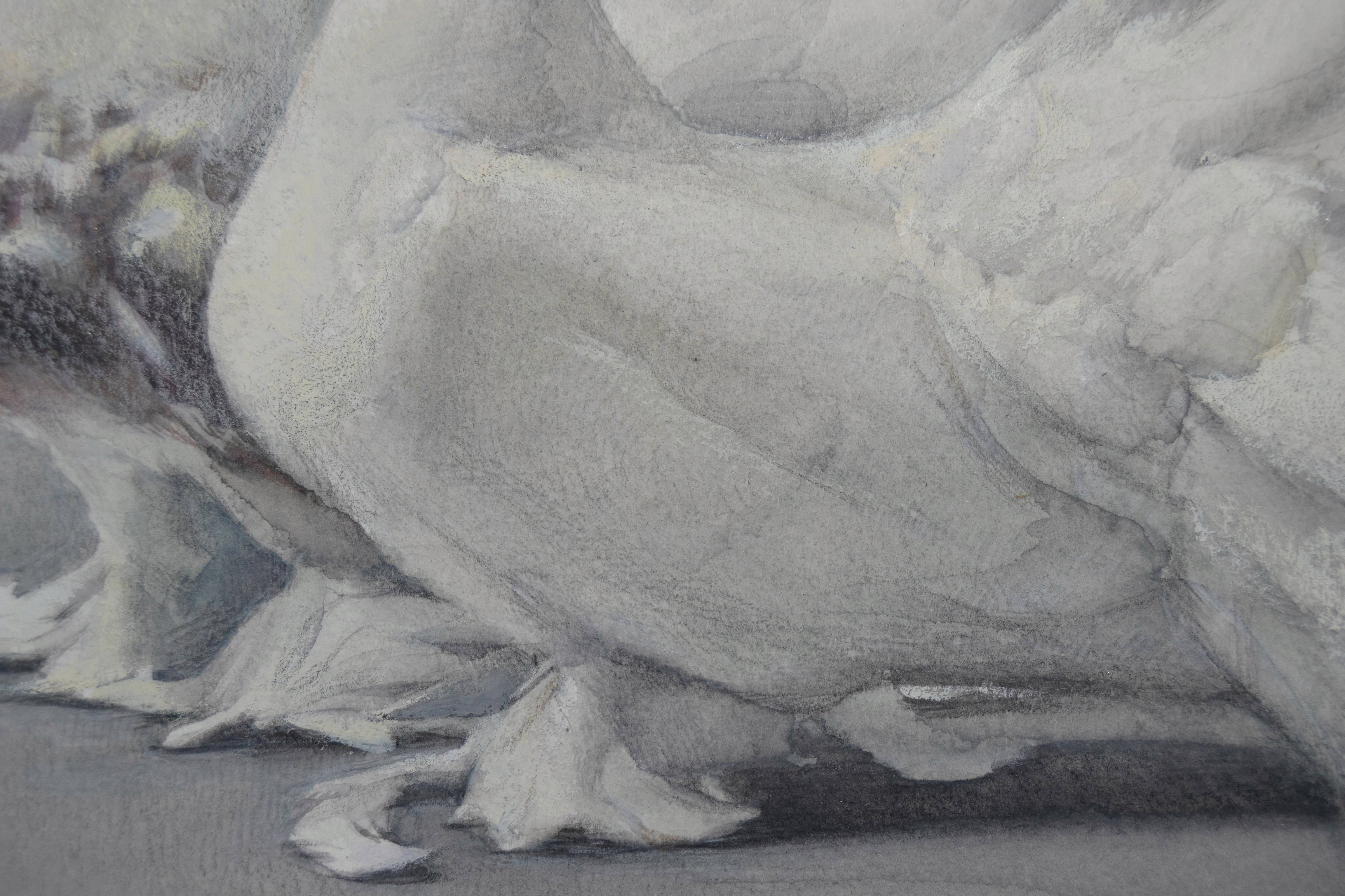 "Happiness Without Silence", 2025 Surrealistic Painting Yuliia Holub - Subjektiv.art