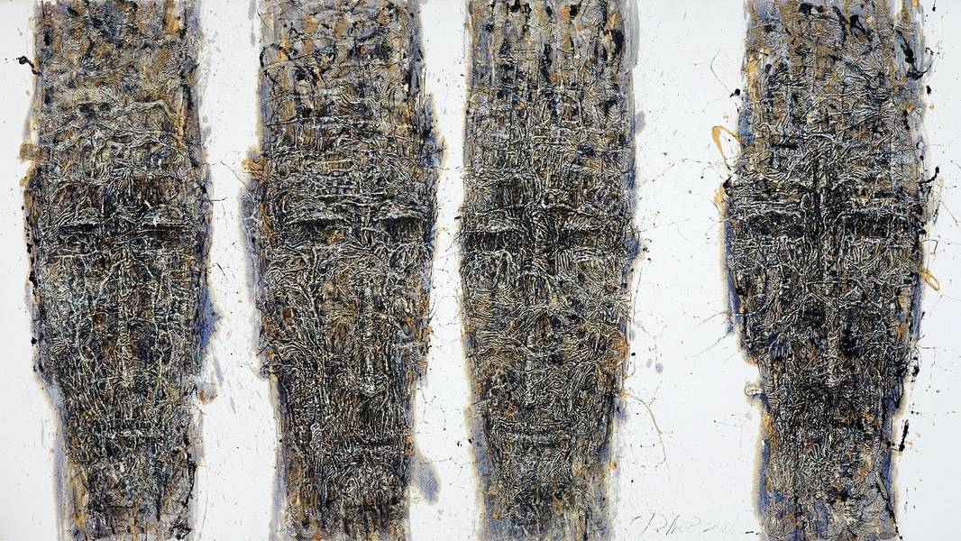 Tree-one Abstract Painting Liudmila Davydenko - Subjektiv.art