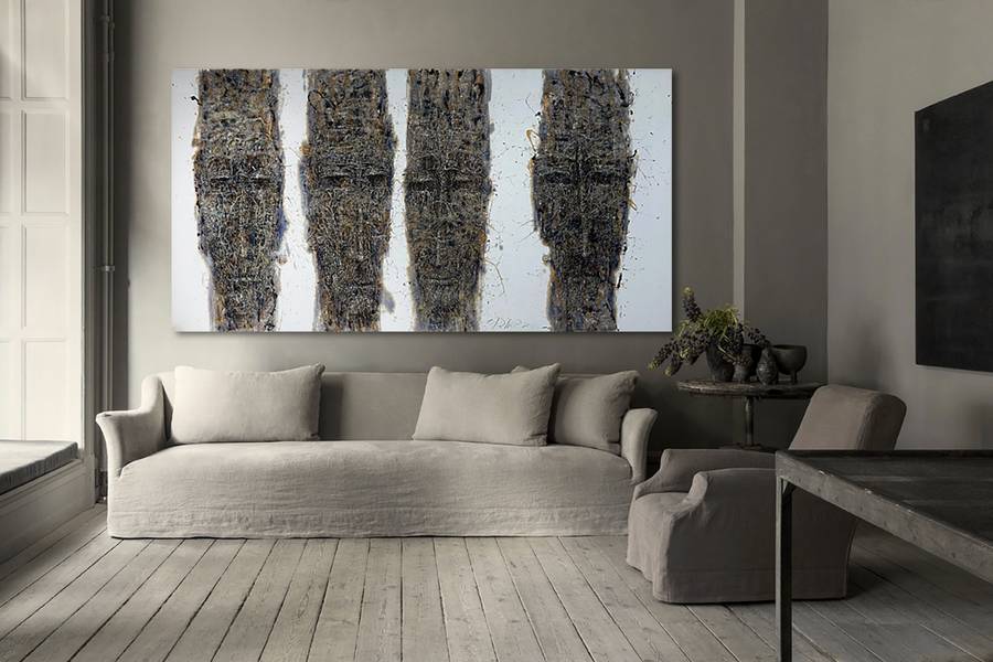 Tree-one Abstract Painting Liudmila Davydenko - Subjektiv.art