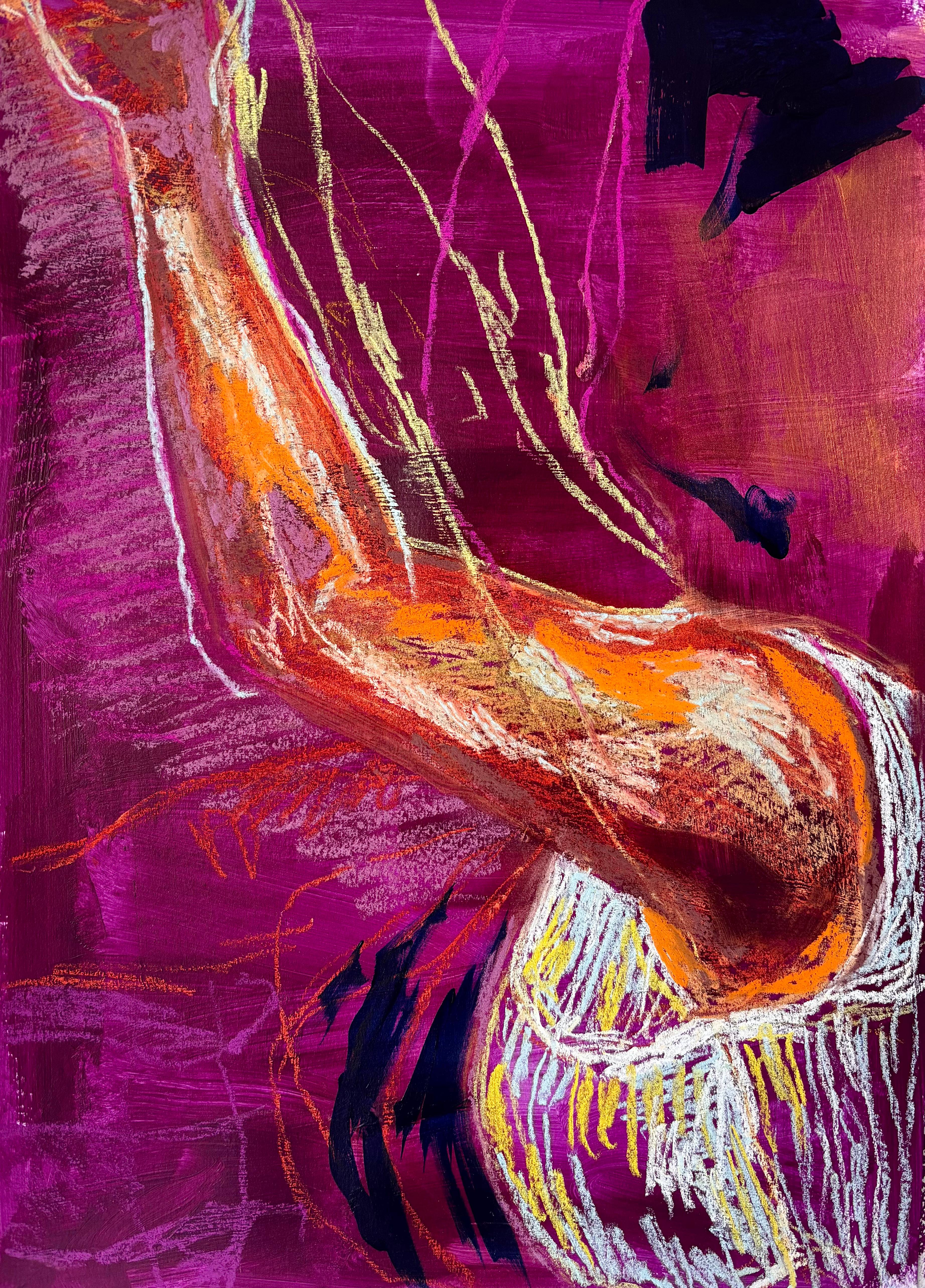 Clap Clap | O que o DJ vê Expressive and gestural Drawing Madalena Pequito - Subjektiv.art