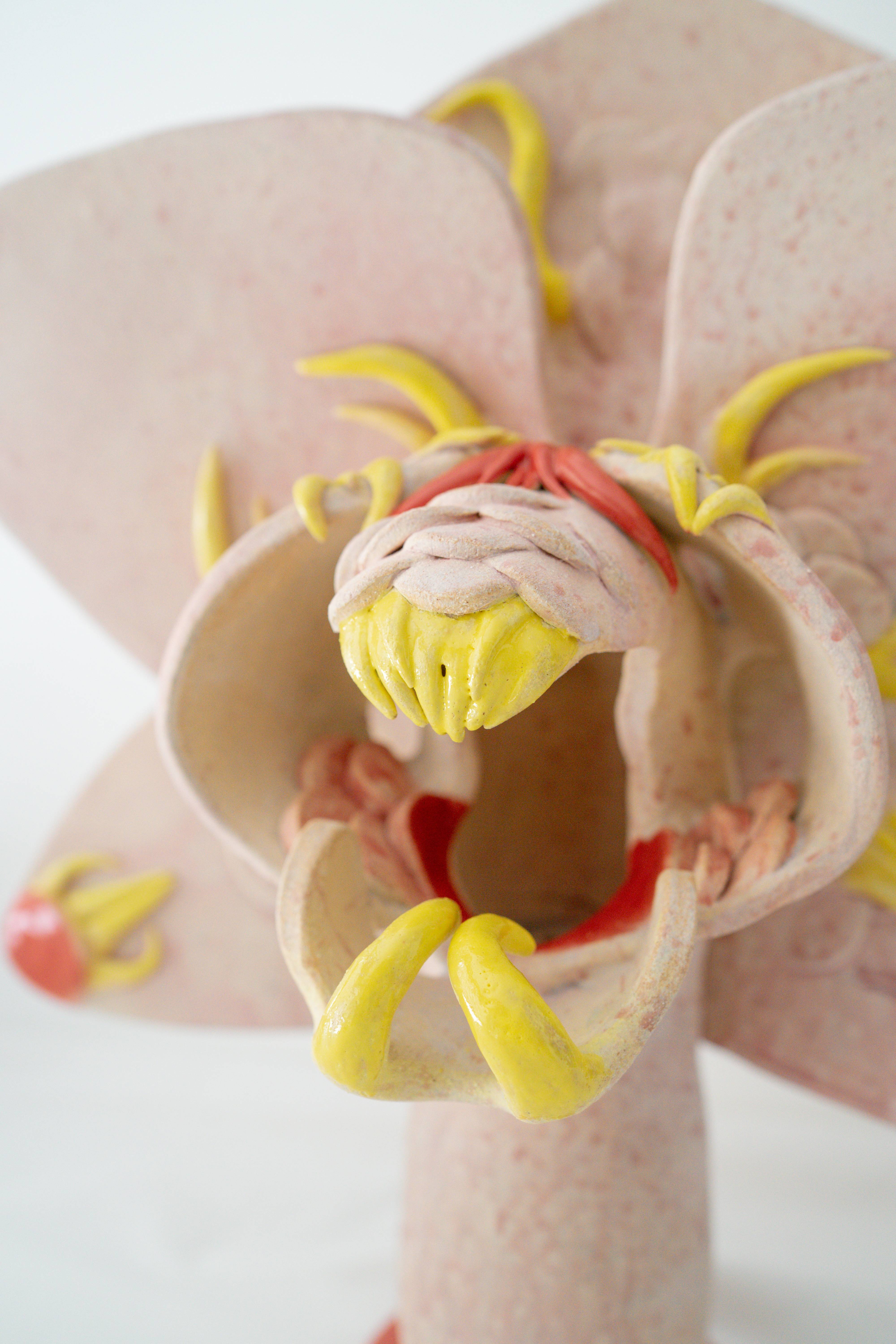 Orchid Monster Surrealistic Sculpture Eri Maeda - Subjektiv.art