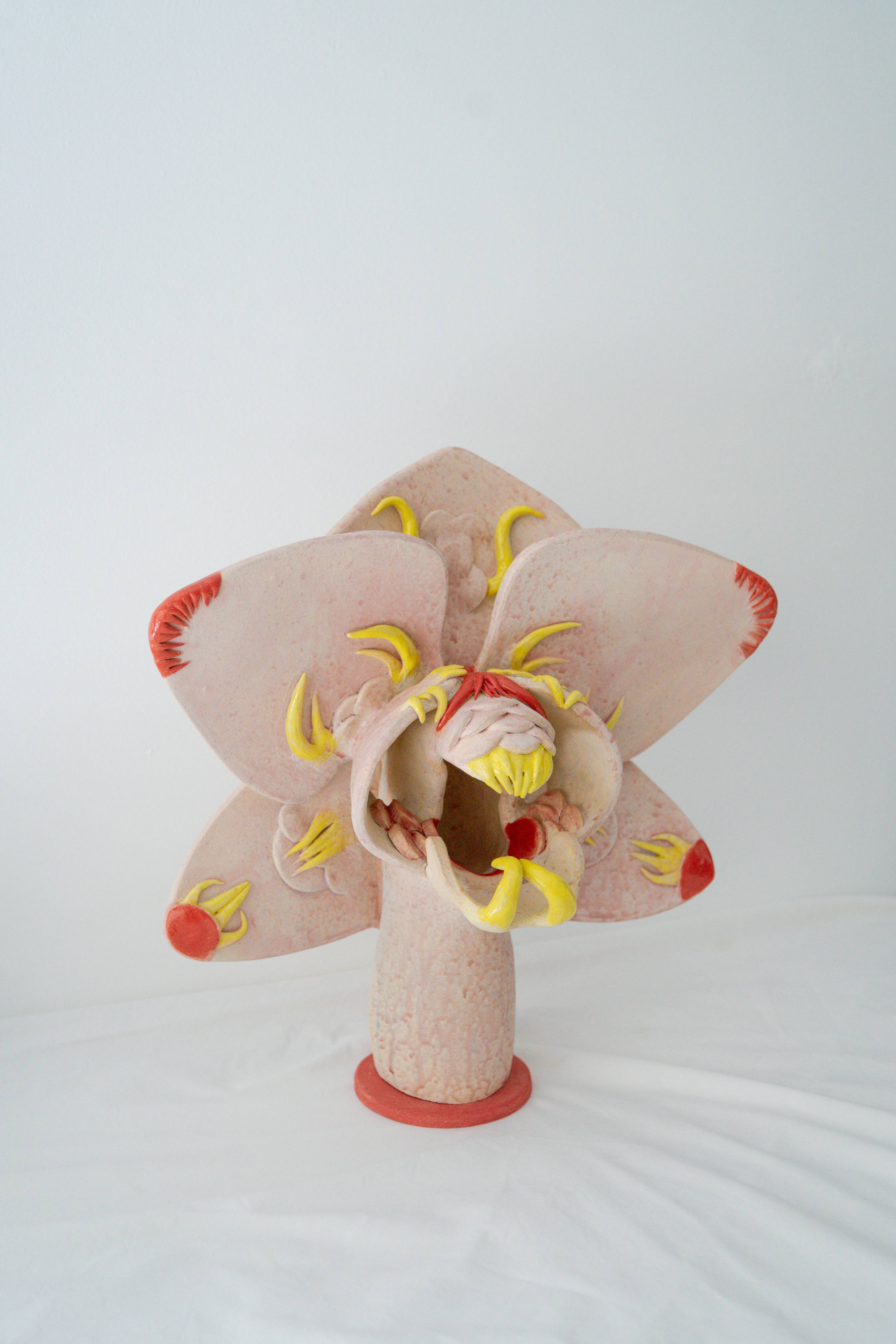 Orchid Monster Surrealistic Sculpture Eri Maeda - Subjektiv.art