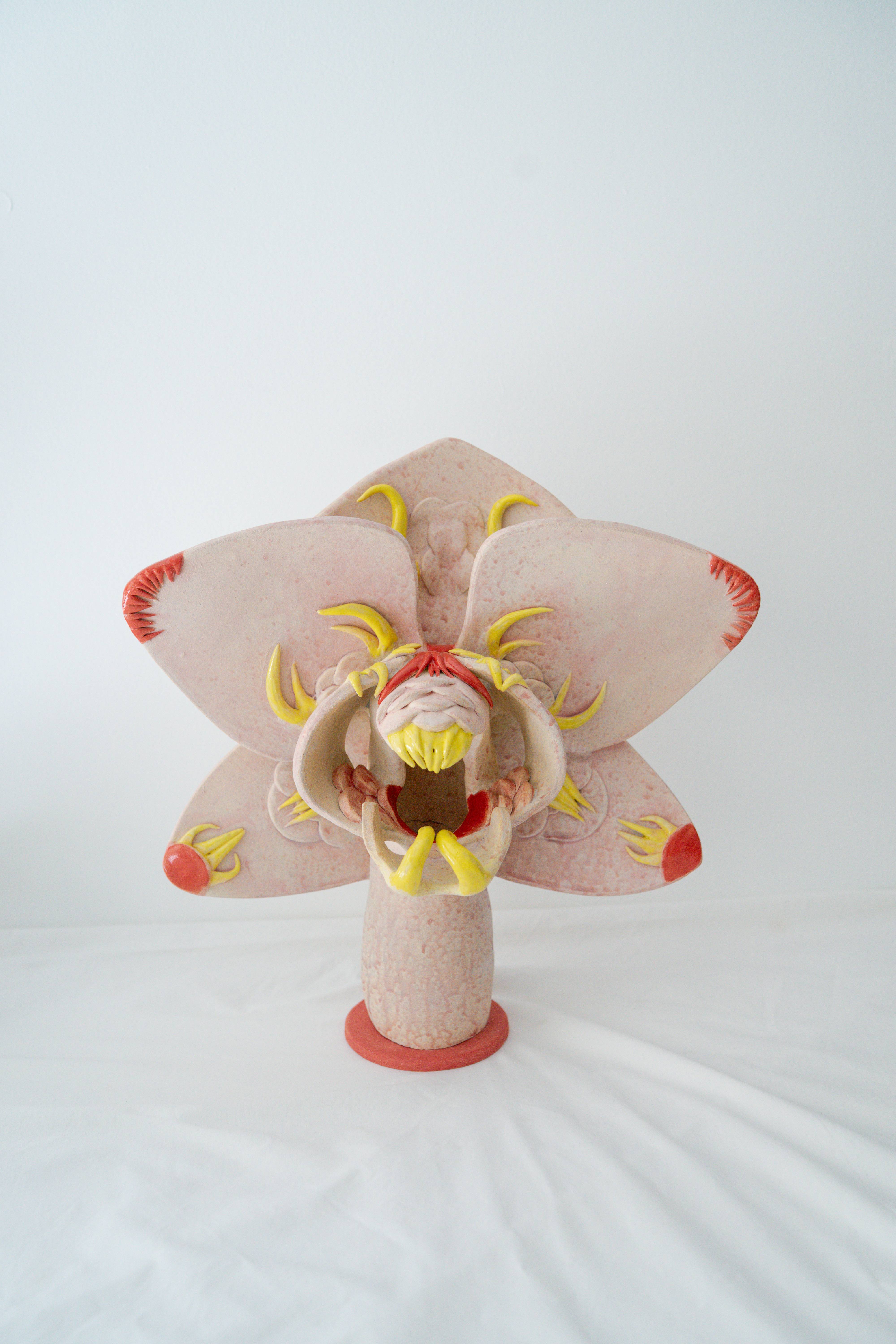 Orchid Monster Surrealistic Sculpture Eri Maeda - Subjektiv.art