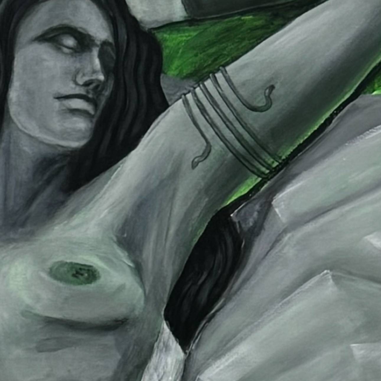 MEDUSA’S JOY Fine Art Painting Sergio Tiutiunnyk - Subjektiv.art