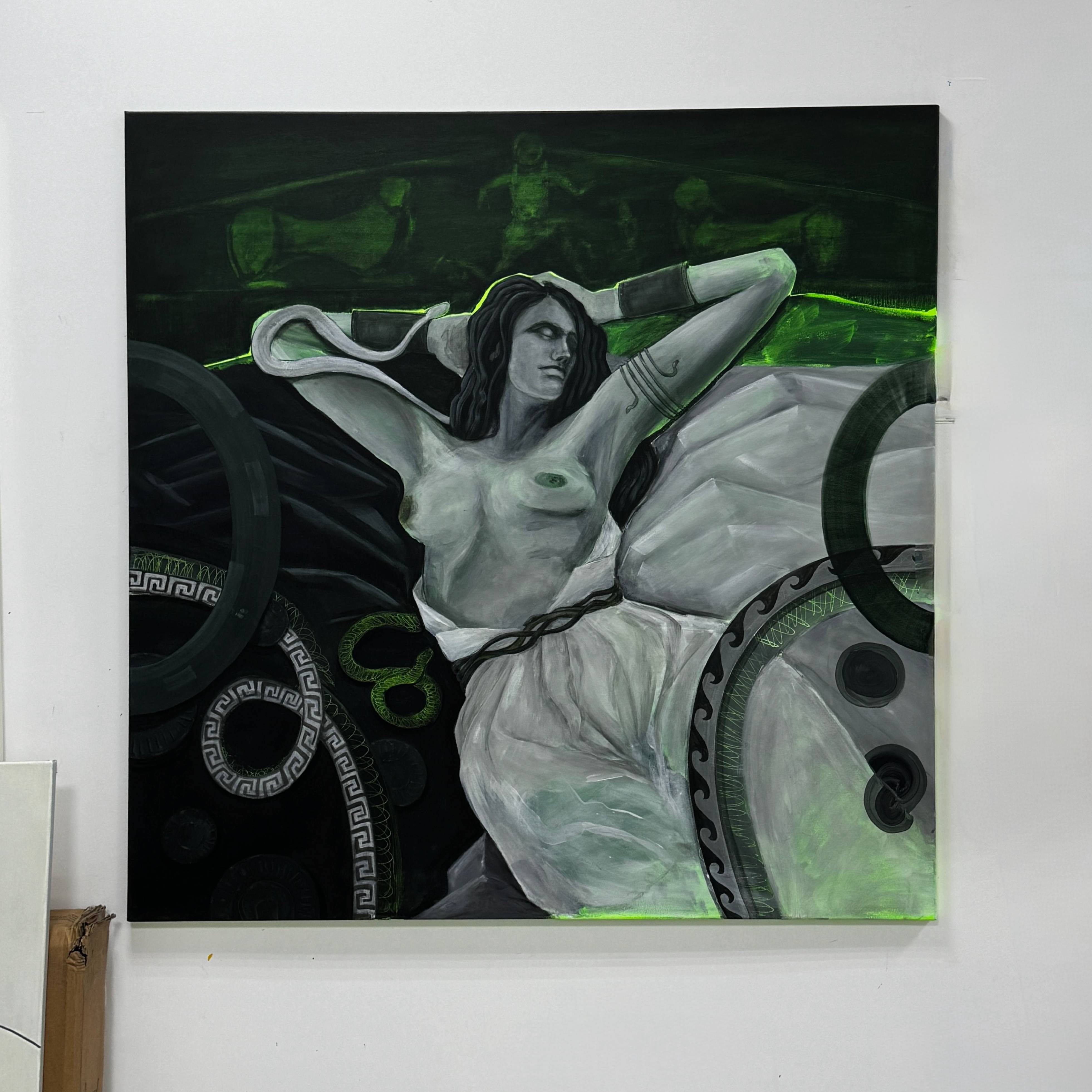 MEDUSA’S JOY Fine Art Painting Sergio Tiutiunnyk - Subjektiv.art