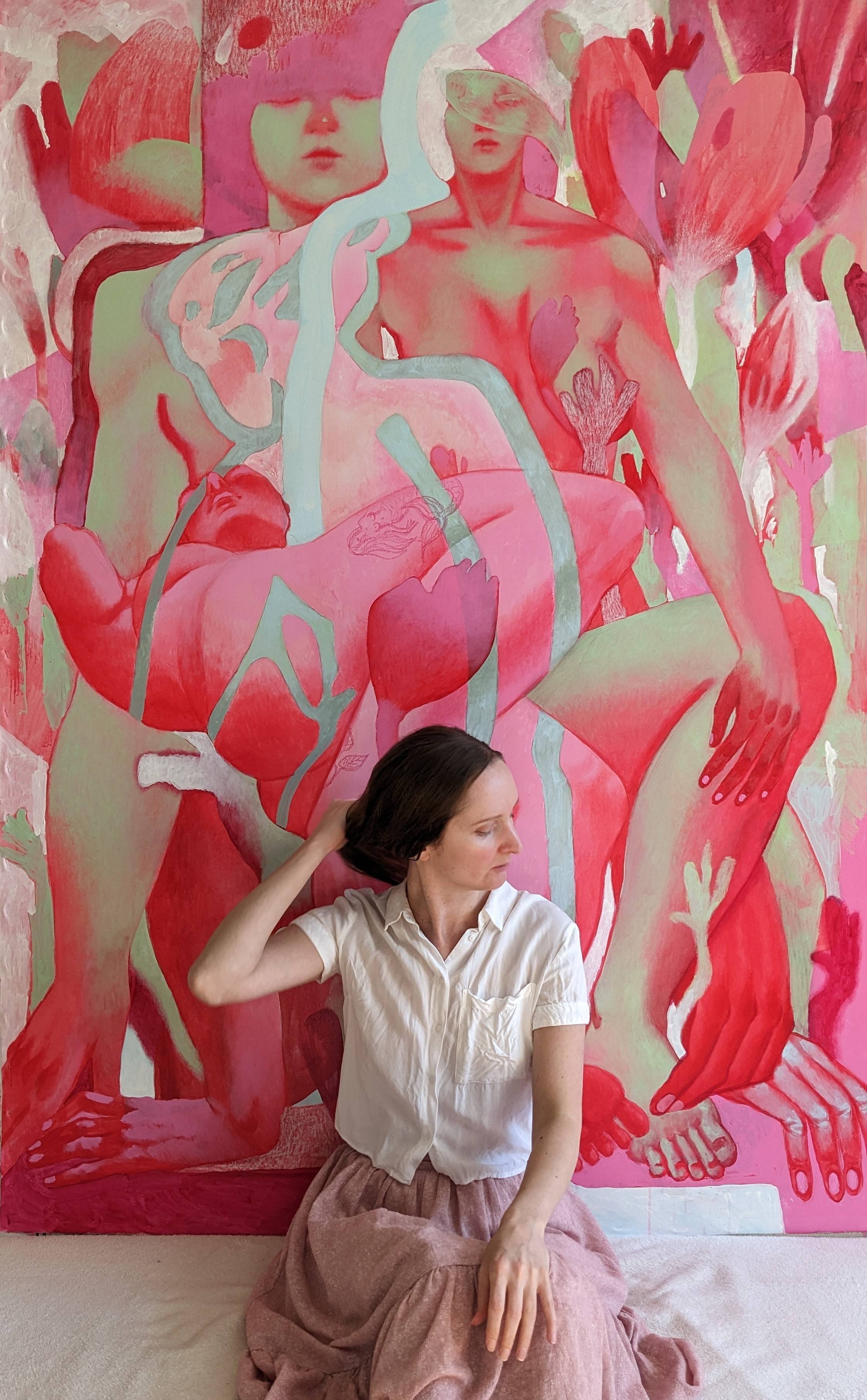 Illusion of life Abstract Painting Alina Anokhina - Subjektiv.art