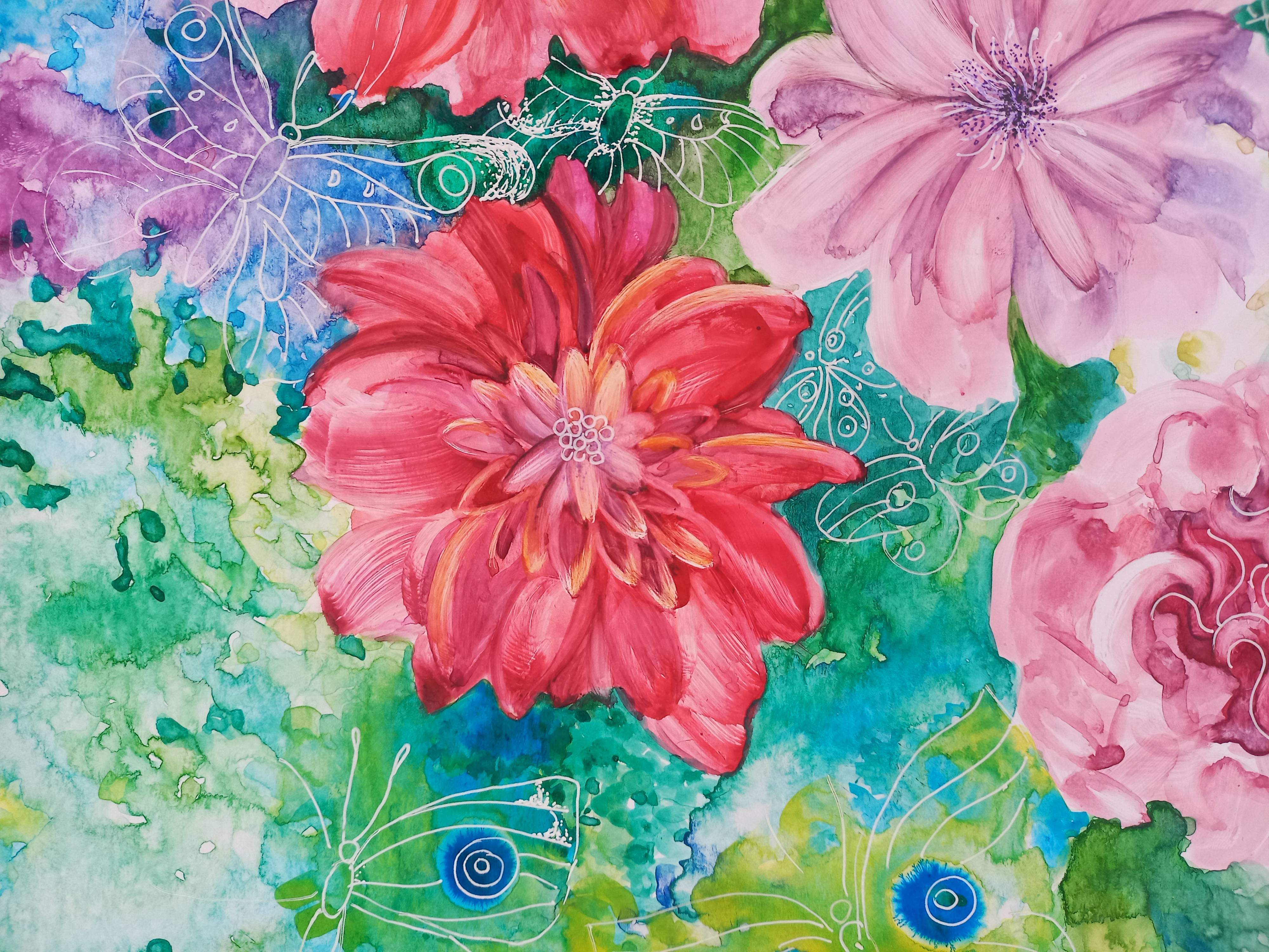 Escape to harmony and peace Fine Art Drawing Lana Korolievskaia - Subjektiv.art