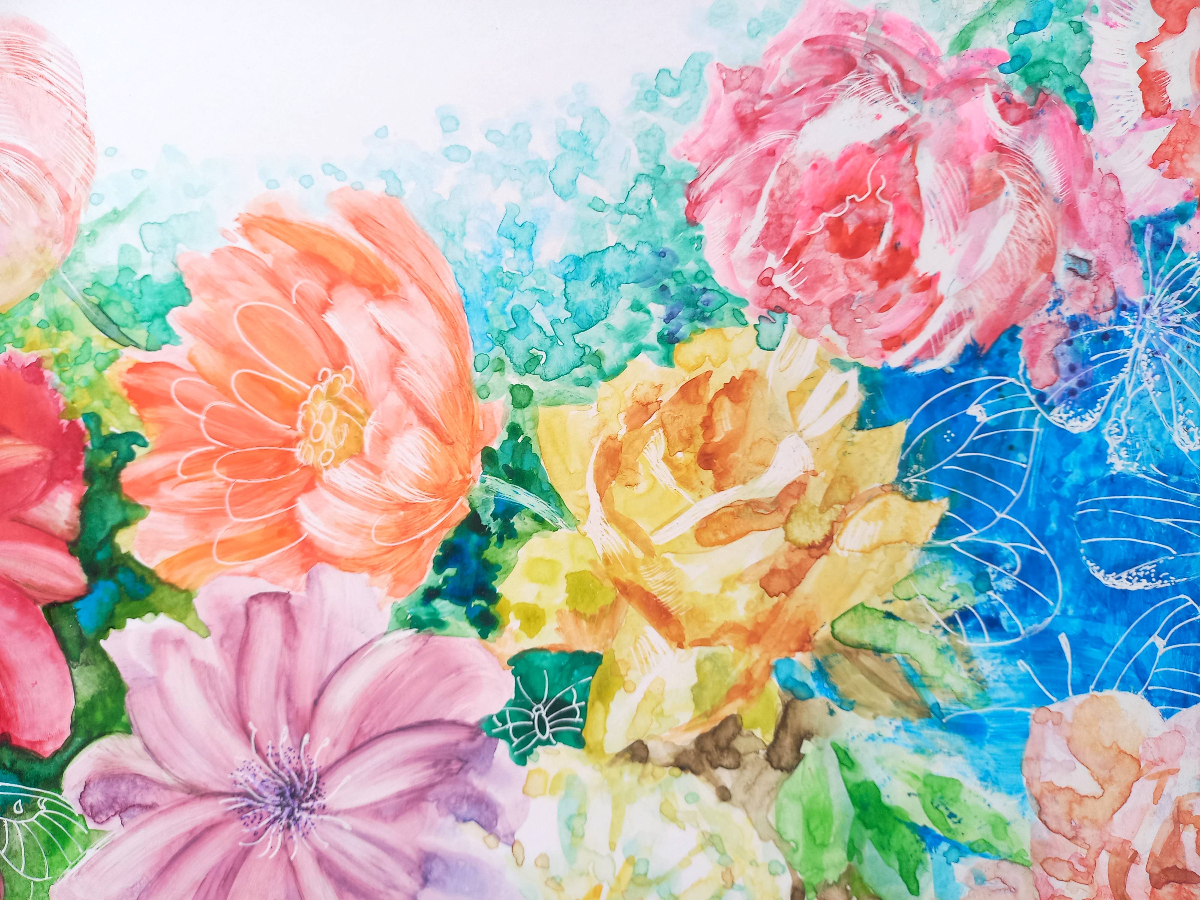 Escape to harmony and peace Fine Art Drawing Lana Korolievskaia - Subjektiv.art