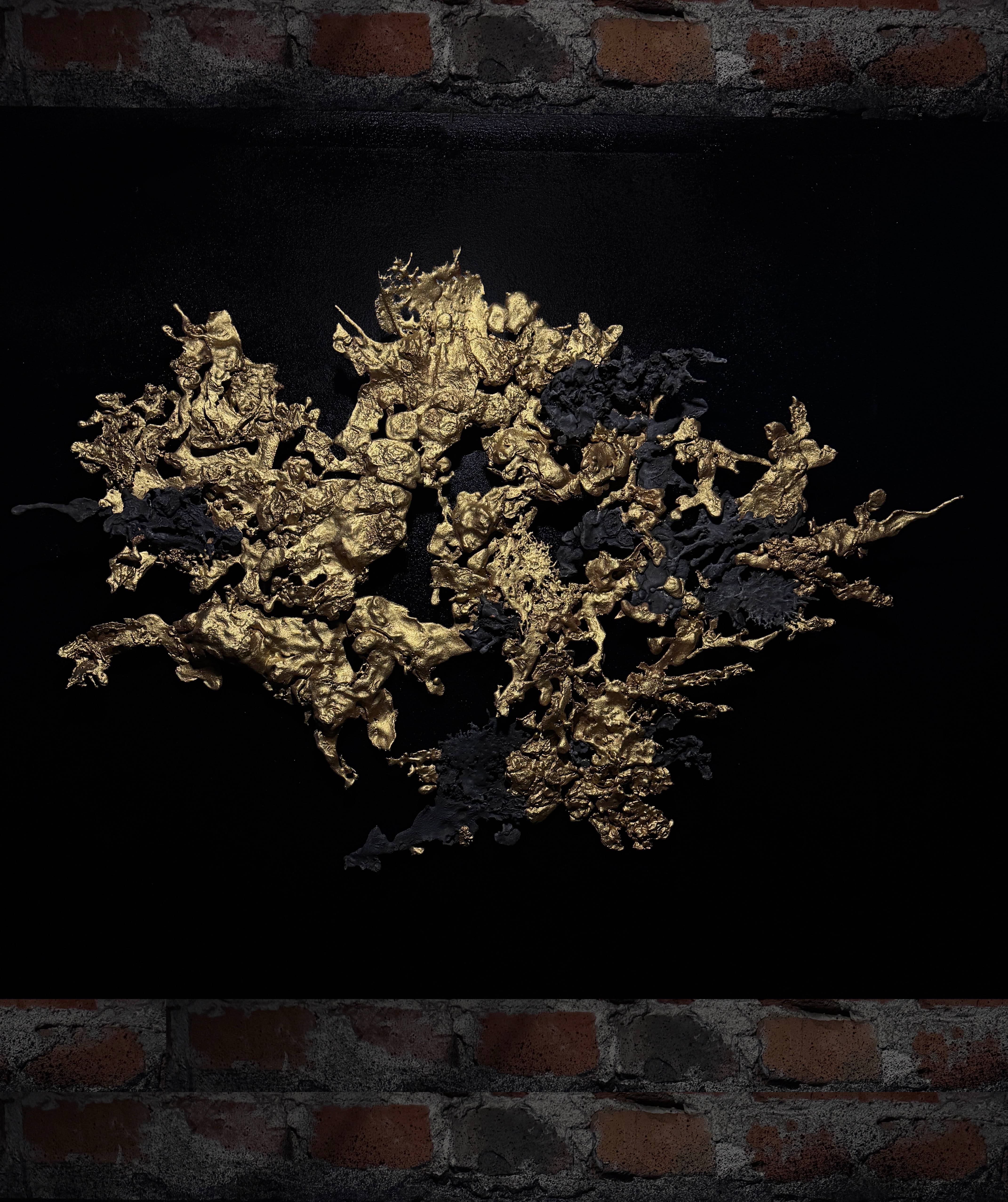 Terra aurea (lat.)- The Land of Gold Abstract Sculpture Anastasiia Protsenko - Subjektiv.art