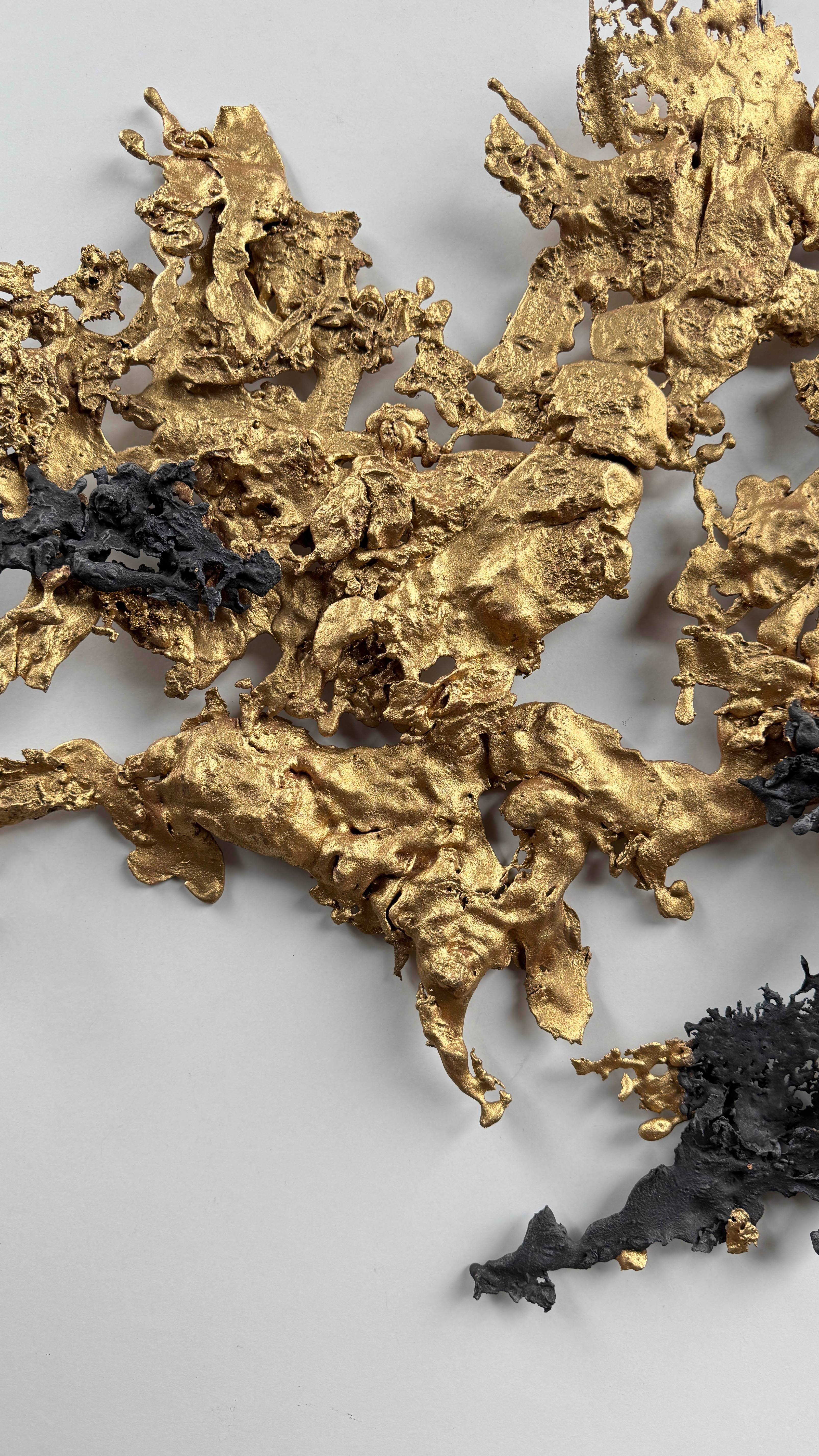 Terra aurea (lat.)- The Land of Gold Abstract Sculpture Anastasiia Protsenko - Subjektiv.art