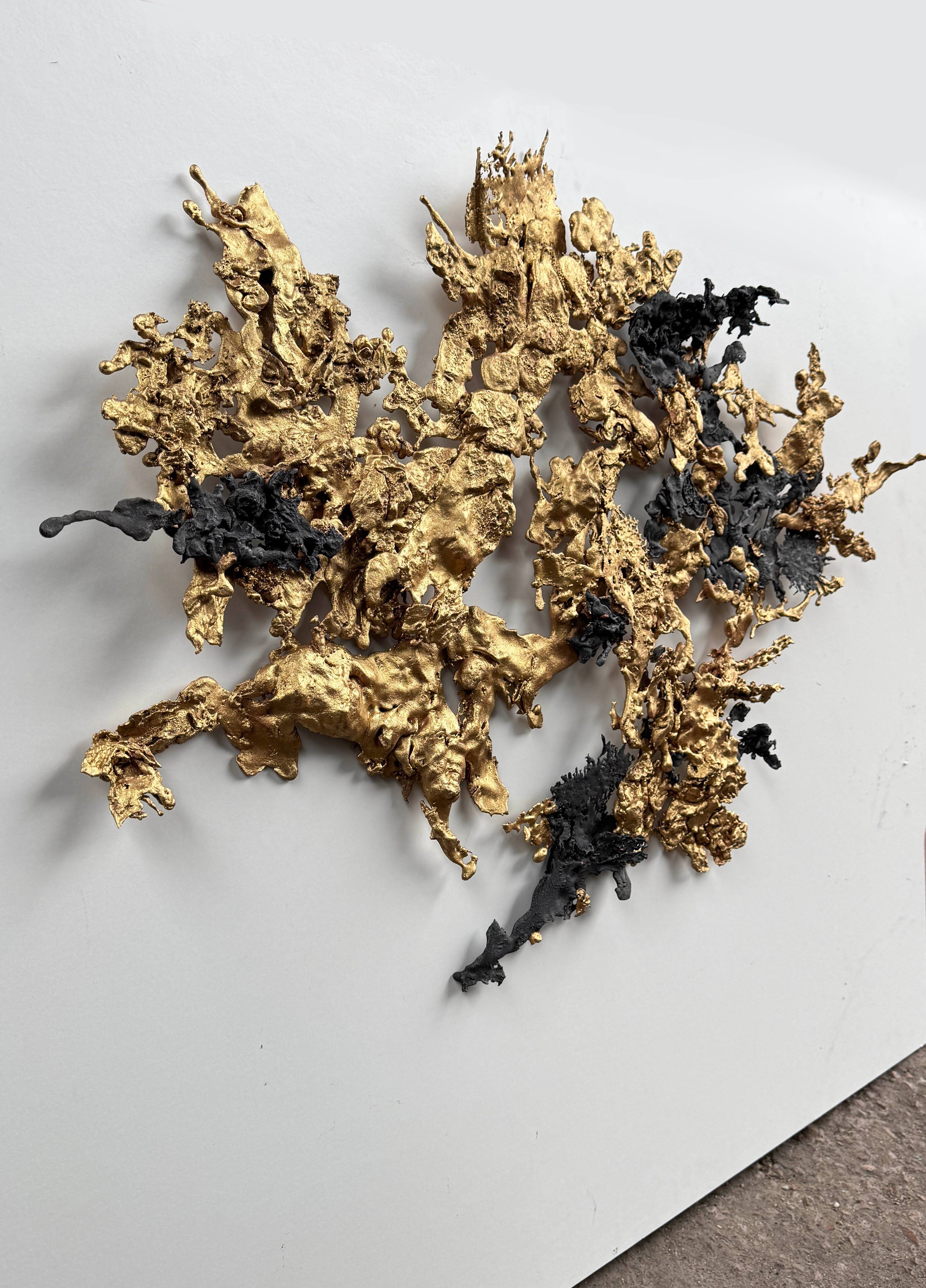 Terra aurea (lat.)- The Land of Gold Abstract Sculpture Anastasiia Protsenko - Subjektiv.art