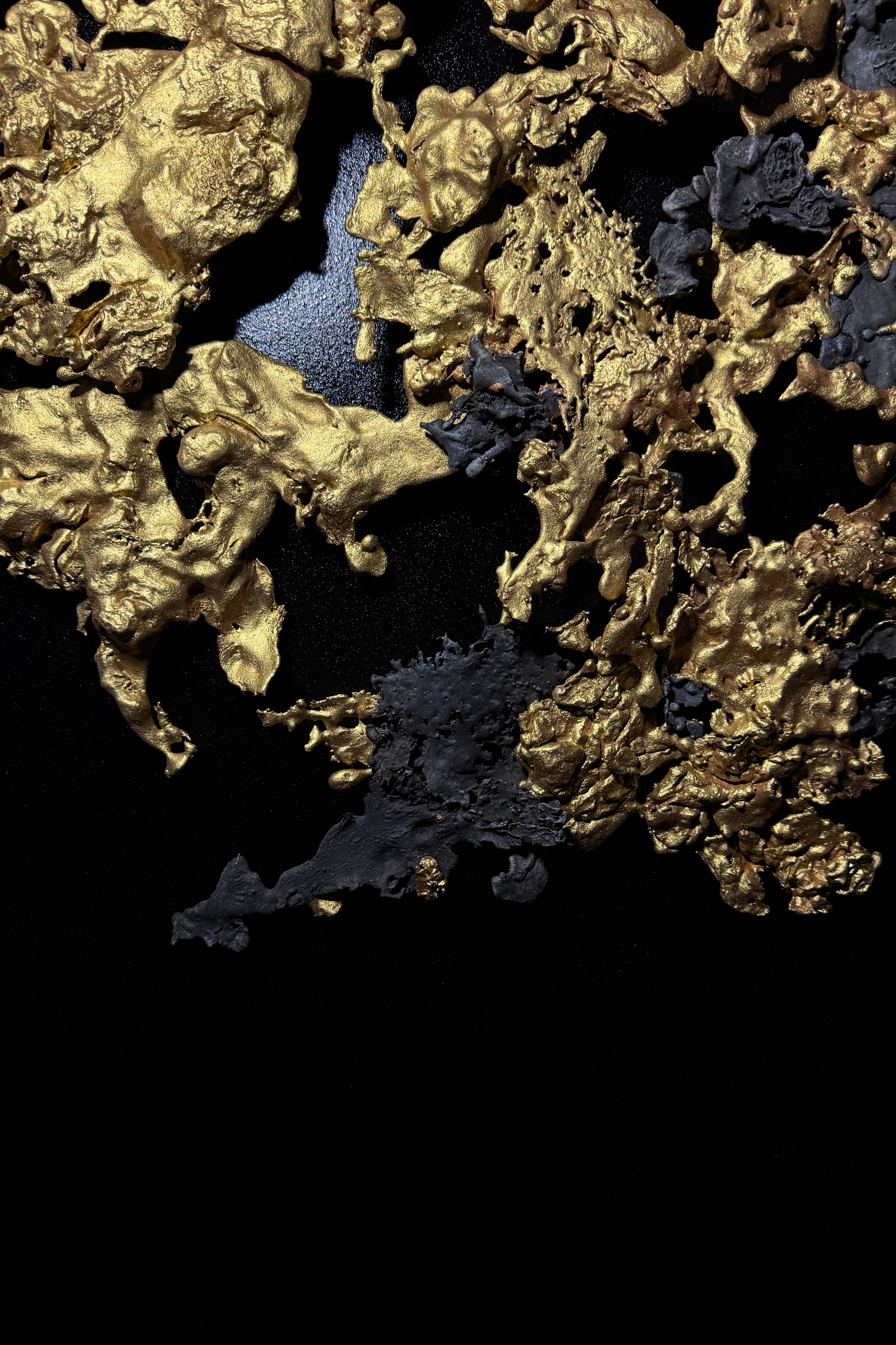 Terra aurea (lat.)- The Land of Gold Abstract Sculpture Anastasiia Protsenko - Subjektiv.art