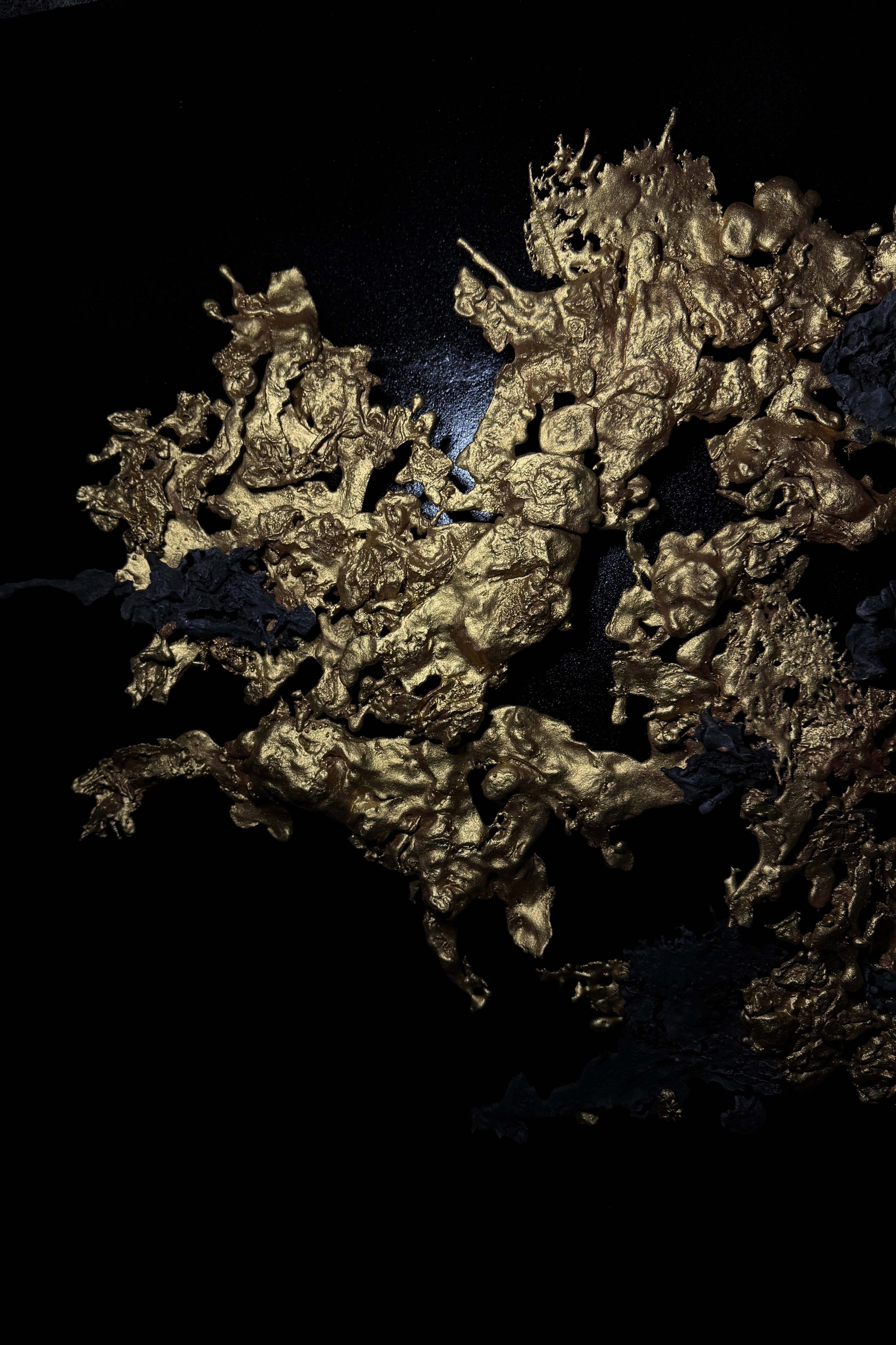 Terra aurea (lat.)- The Land of Gold Abstract Sculpture Anastasiia Protsenko - Subjektiv.art