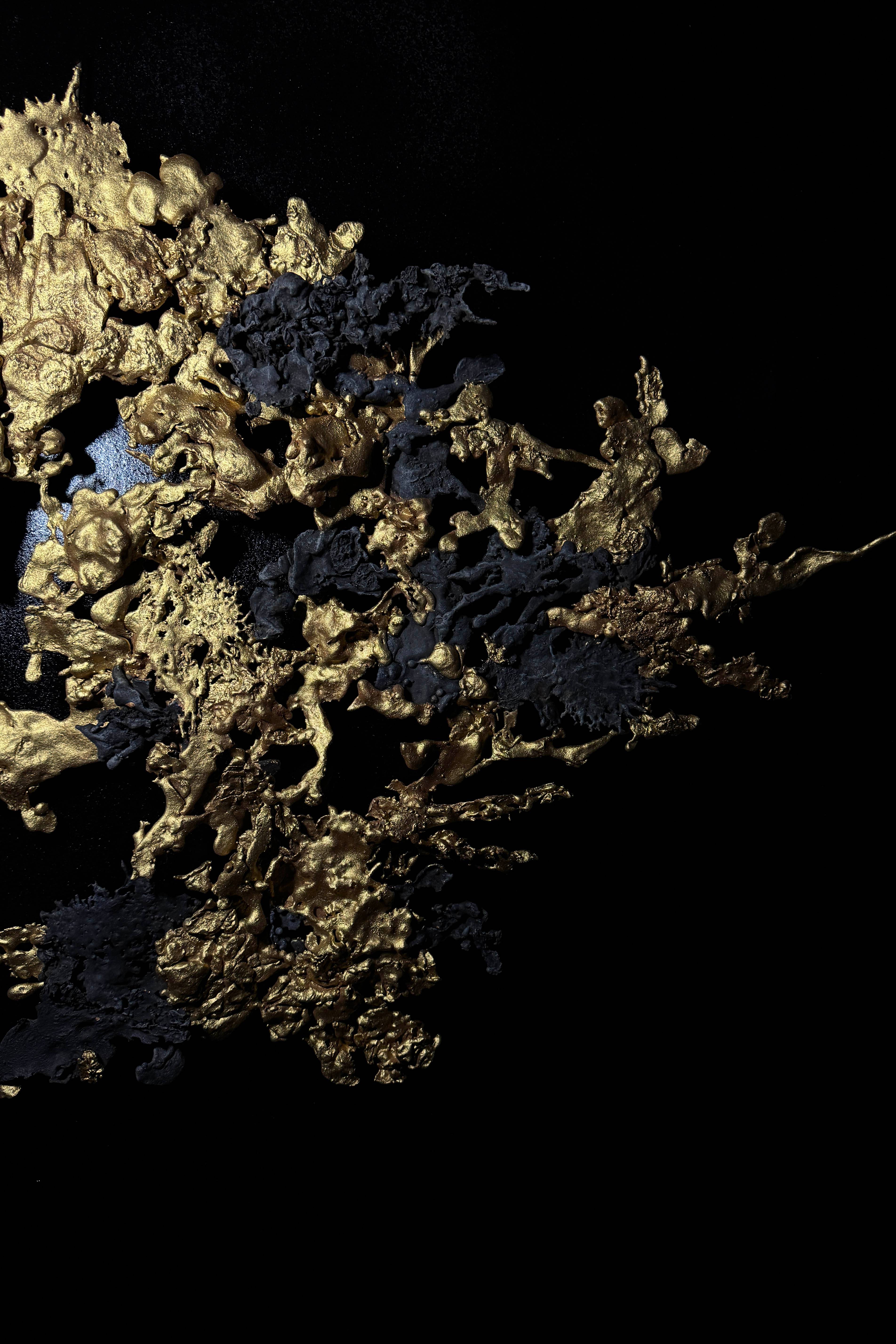 Terra aurea (lat.)- The Land of Gold Abstract Sculpture Anastasiia Protsenko - Subjektiv.art