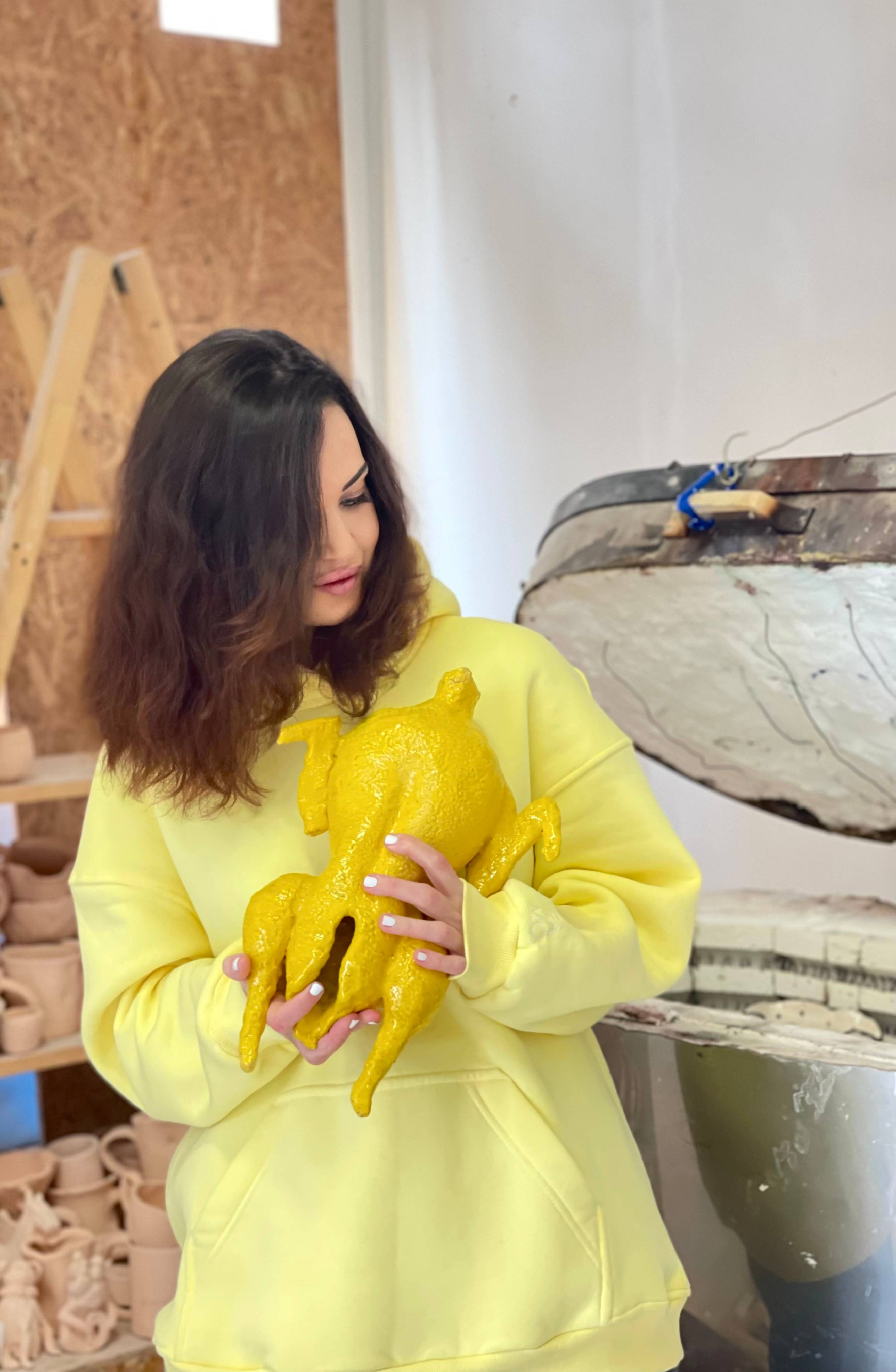 Coco 9 Surrealistic Sculpture Anna Kryvych - Subjektiv.art