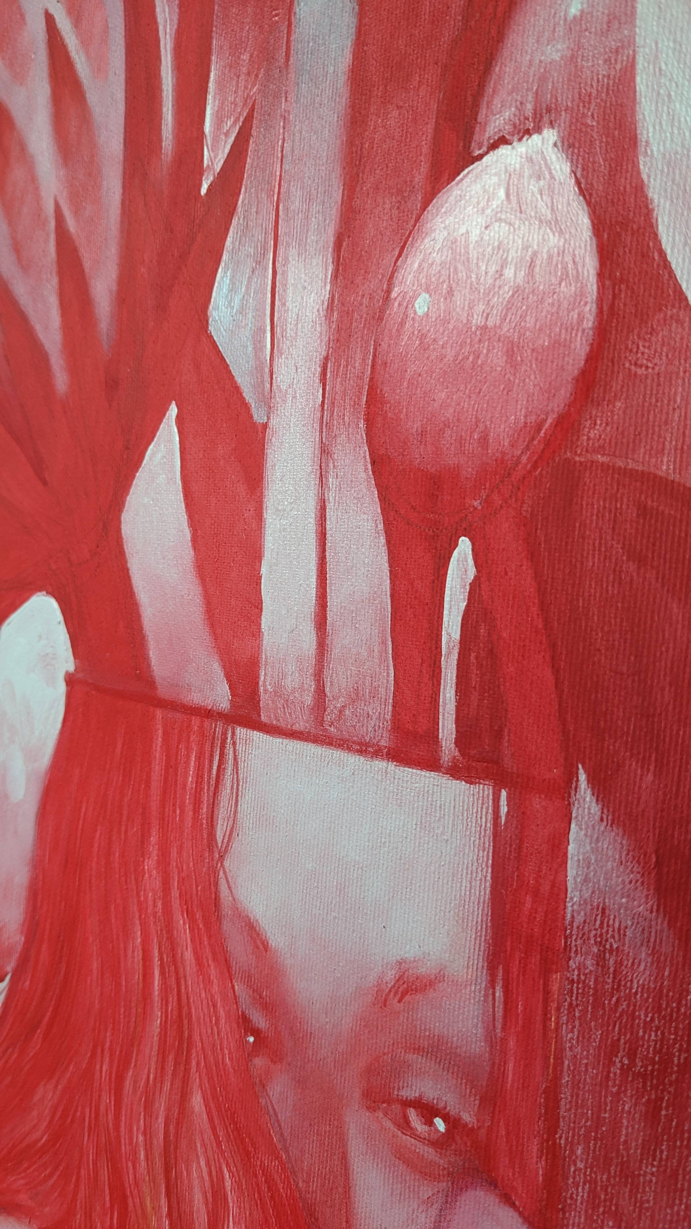 Red Fine Art Painting Alina  Anokhina  - Subjektiv.art