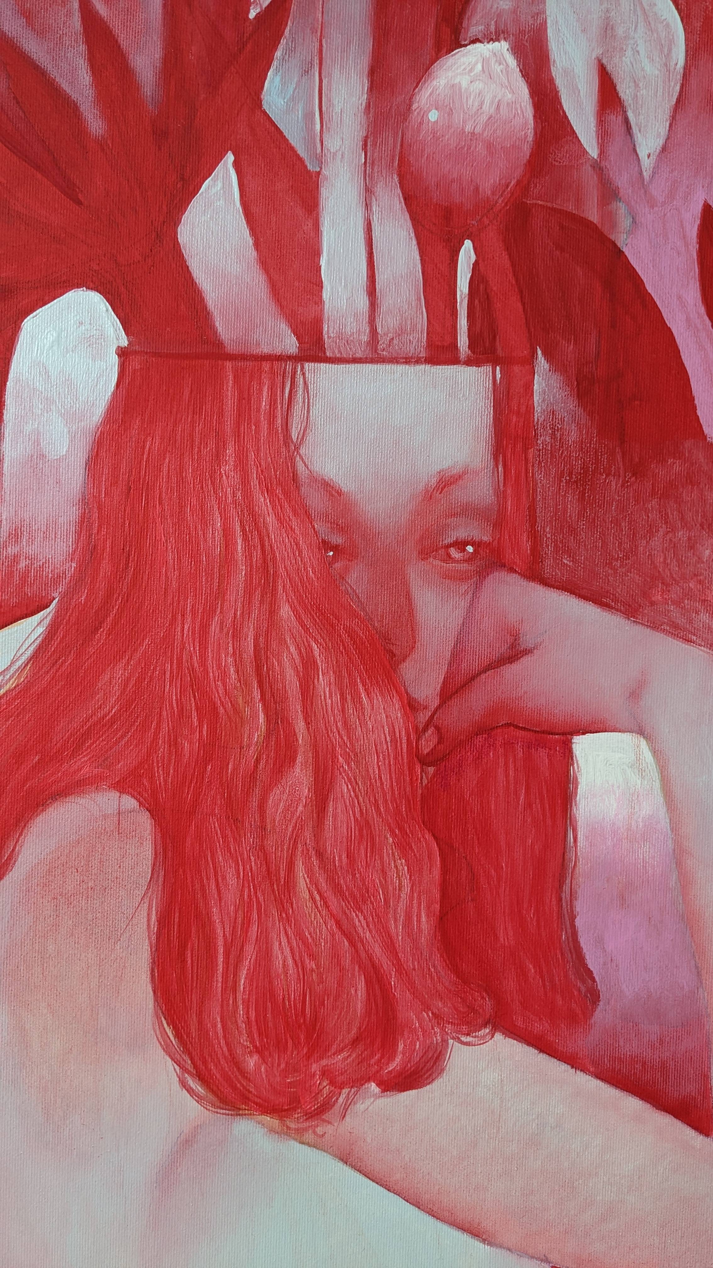 Red Fine Art Painting Alina  Anokhina  - Subjektiv.art