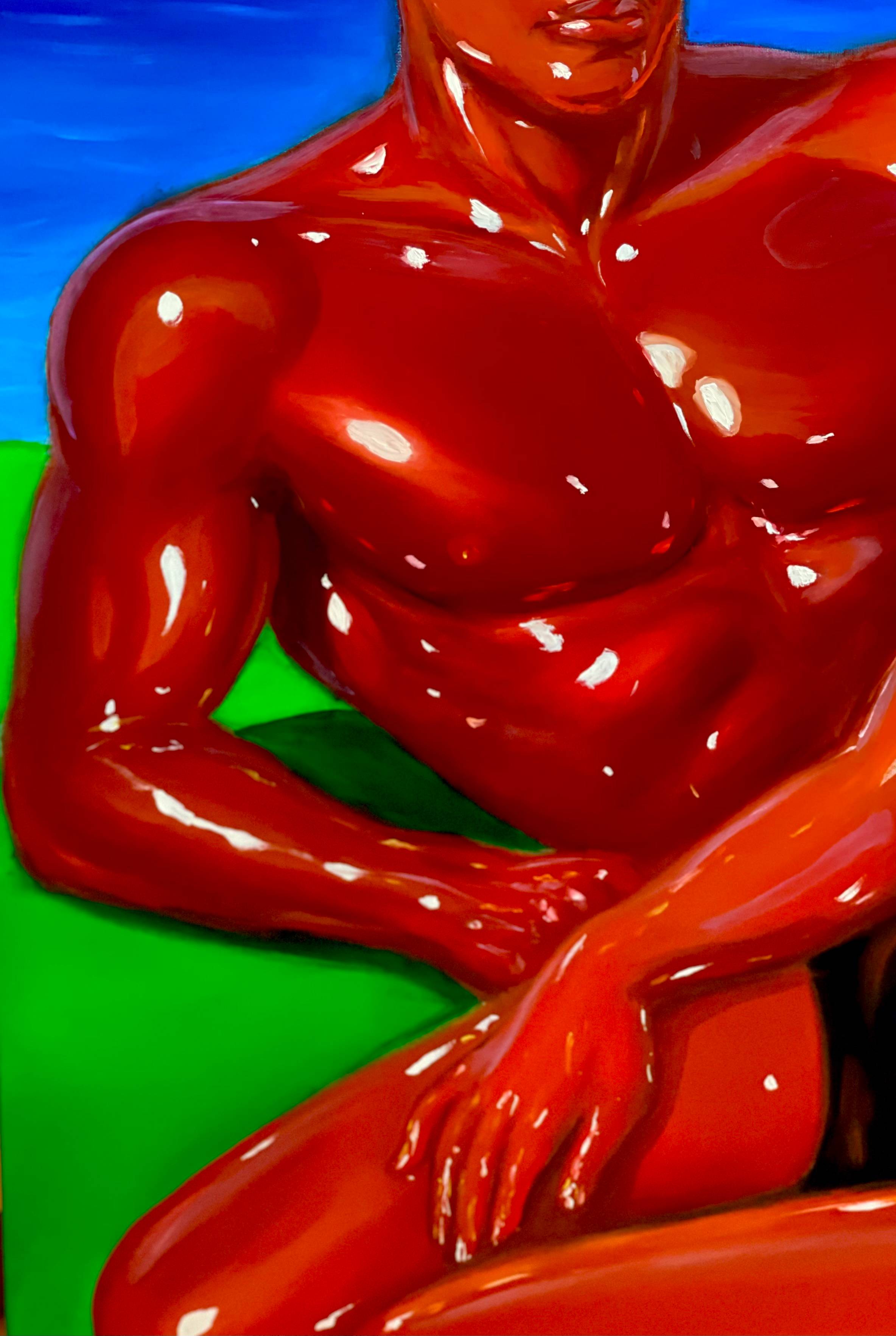 SX 003 Models Venus and Ares Photorealistic Painting Anna Kryvych - Subjektiv.art