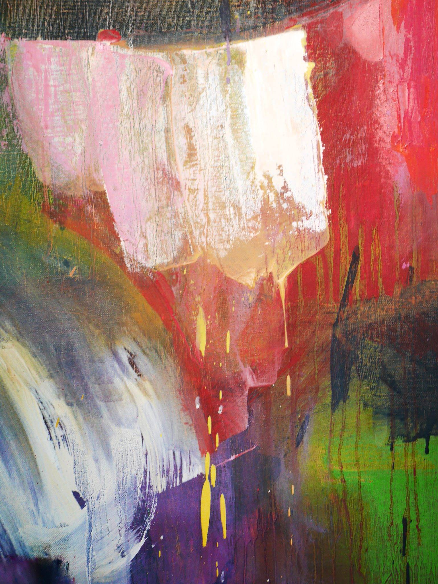 Awakening Abstract Painting Alena Kuznetsova - Subjektiv.art