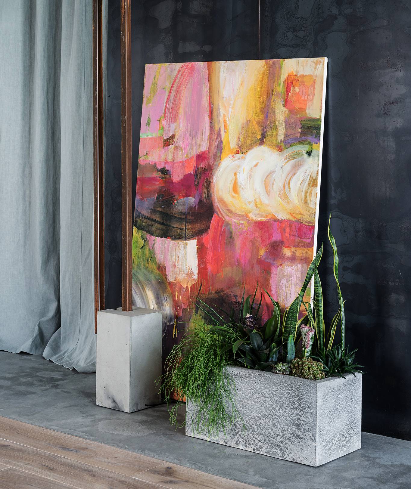 Awakening Abstract Painting Alena Kuznetsova - Subjektiv.art