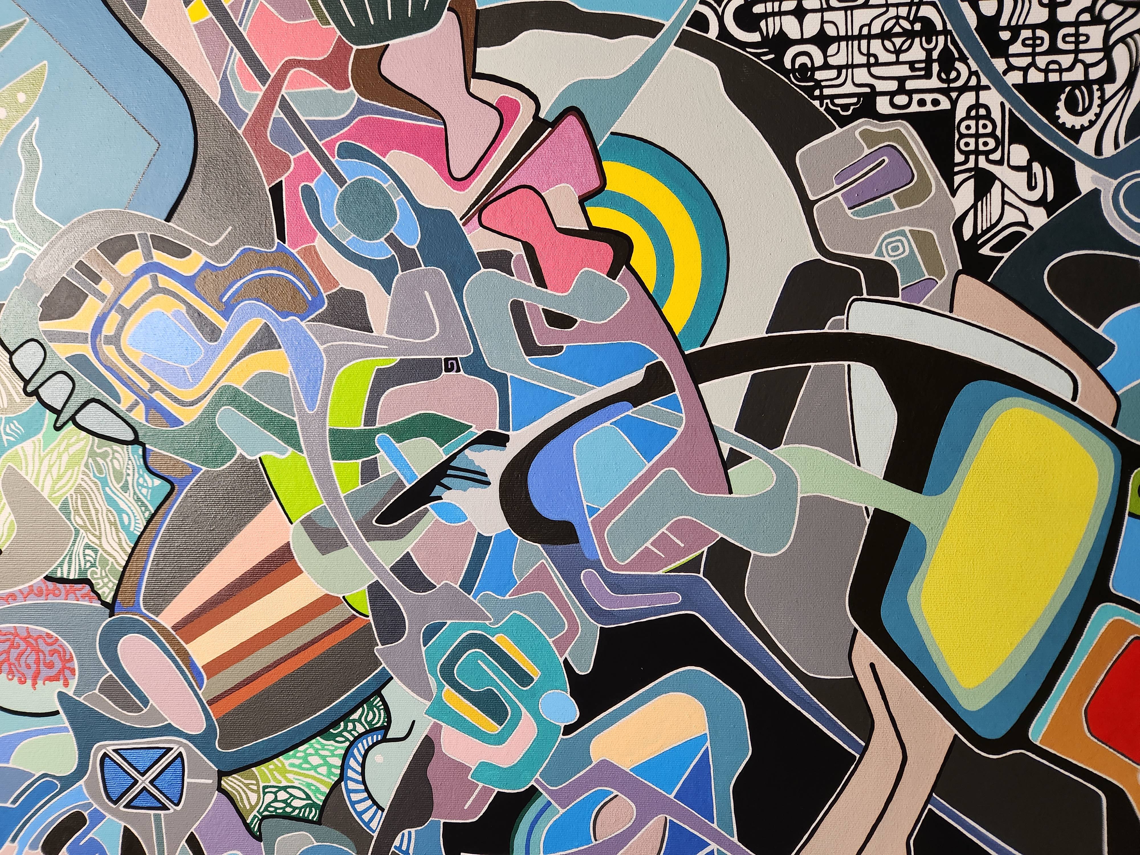 Heeding the doubt Abstract Painting Eugene Pokutnev - Subjektiv.art