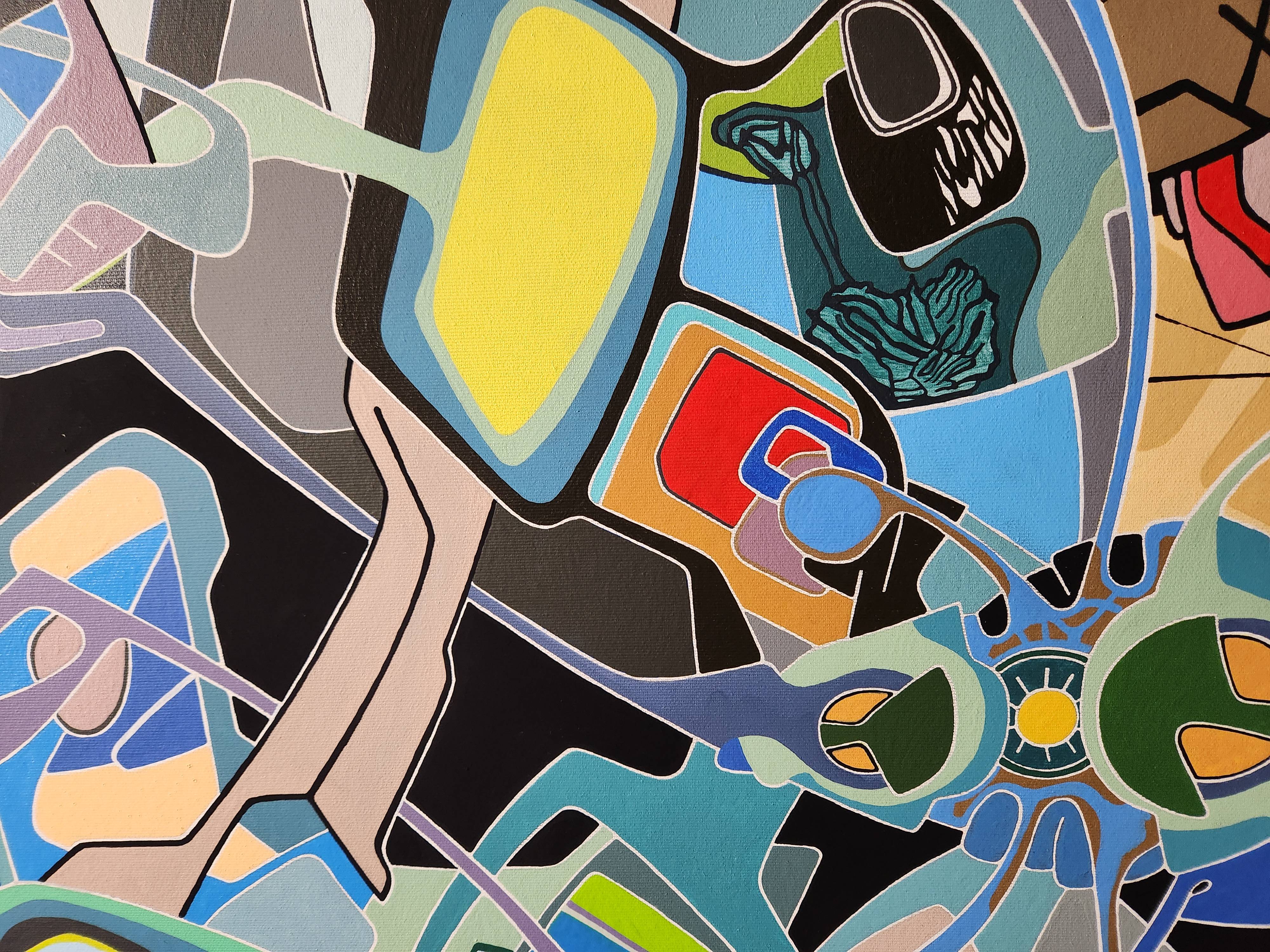 Heeding the doubt Abstract Painting Eugene Pokutnev - Subjektiv.art