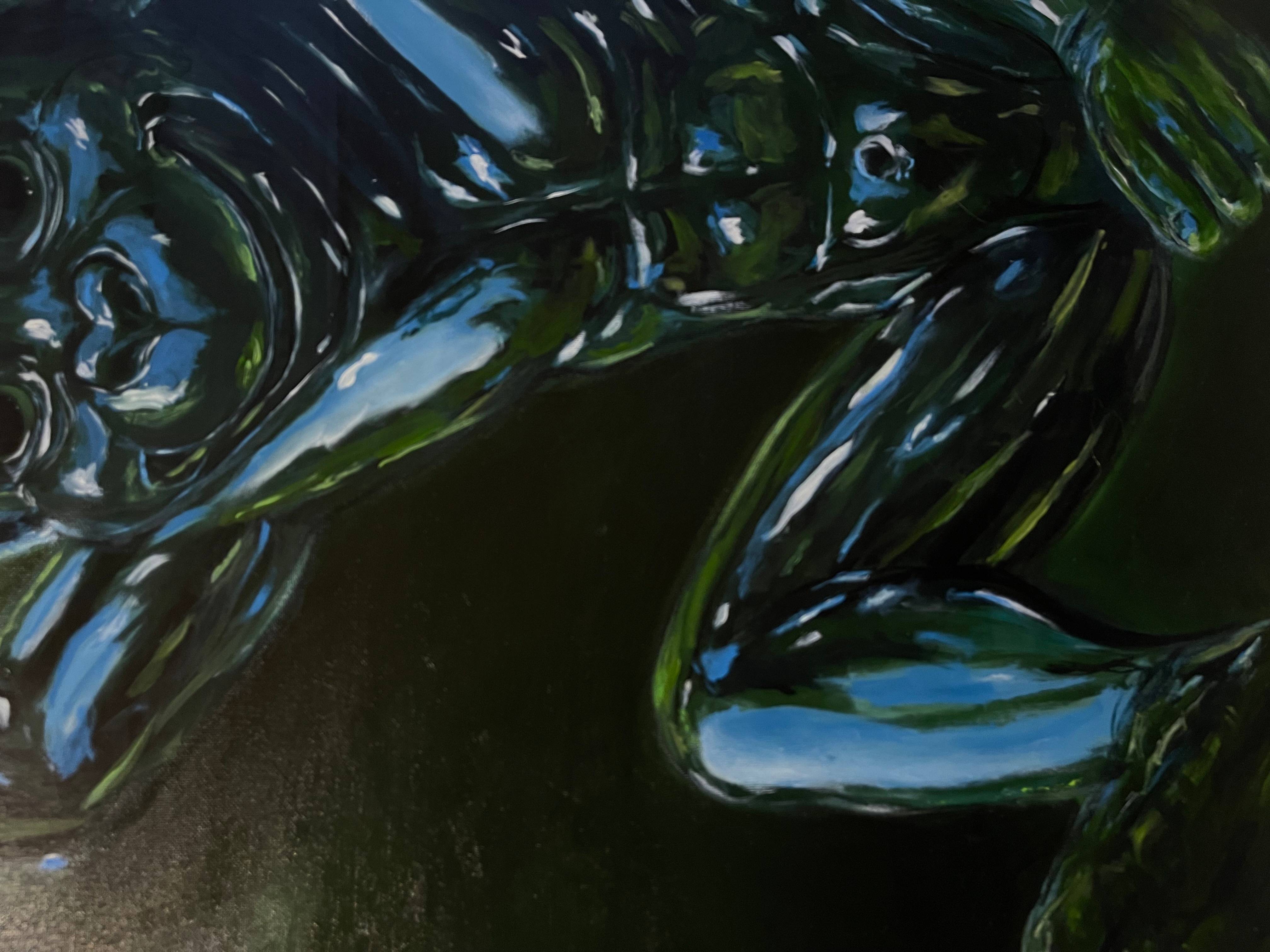 The Monkey Photorealistic Painting Anna Kryvych - Subjektiv.art