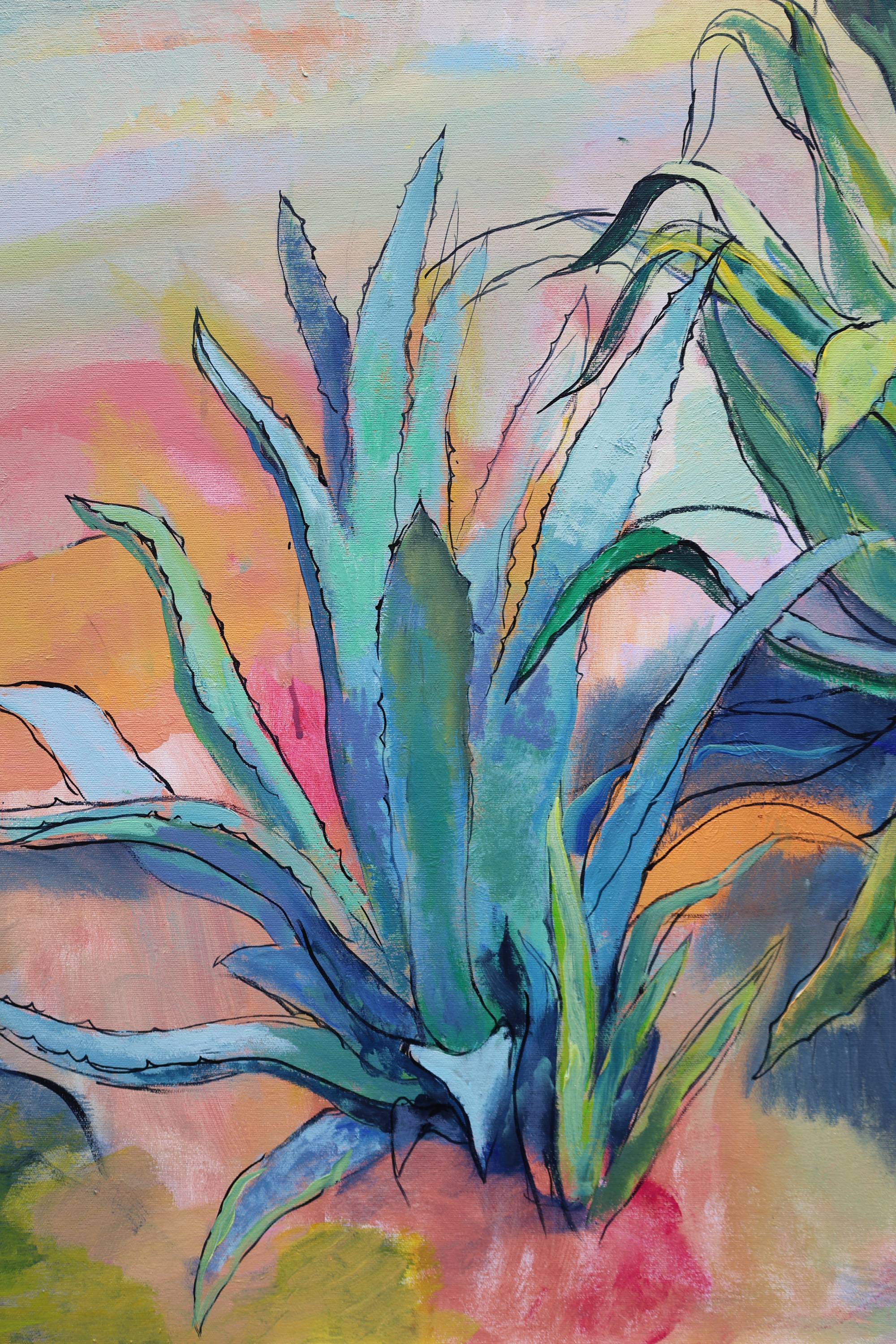 Agave Impressionistic Painting Artem Andreichuk - Subjektiv.art