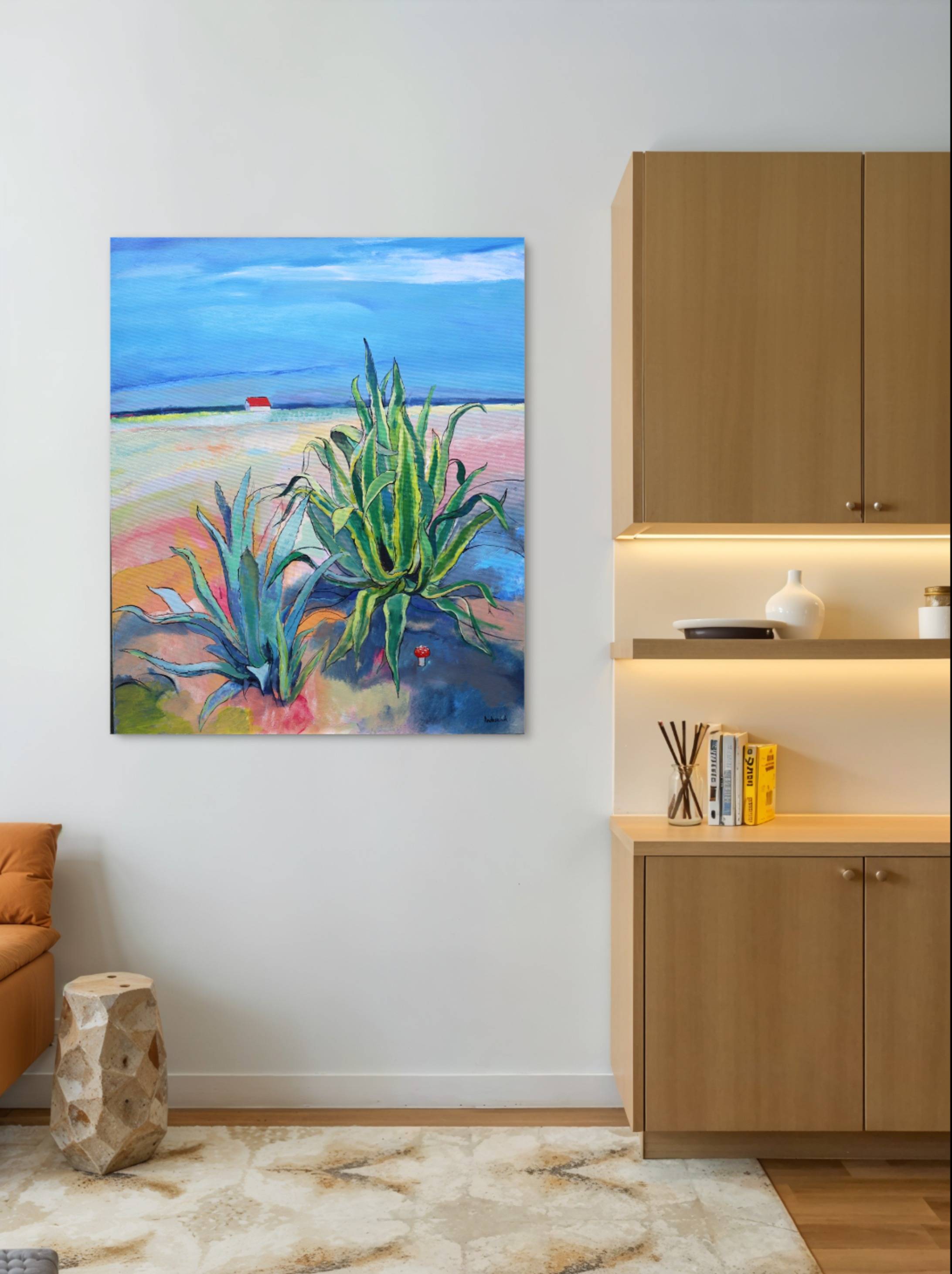 Agave Impressionistic Painting Artem Andreichuk - Subjektiv.art