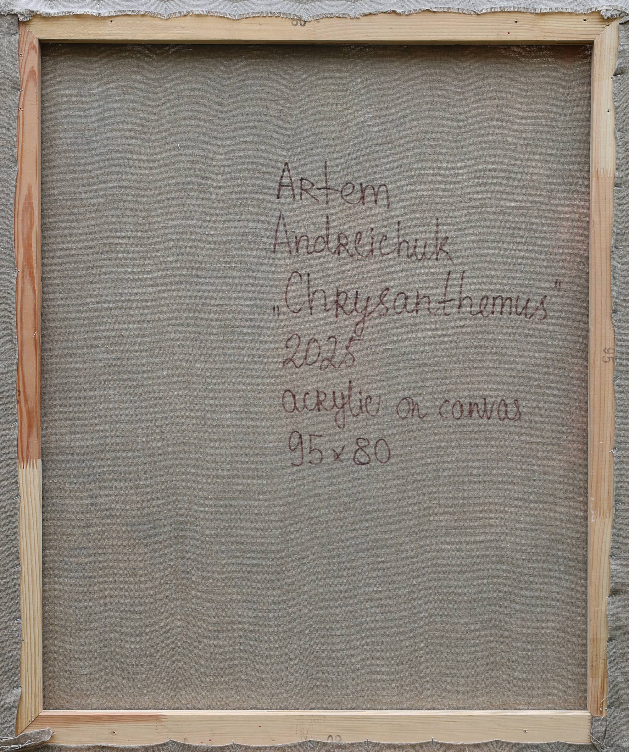 Chrysanthemums Impressionistic Painting Artem Andreichuk - Subjektiv.art