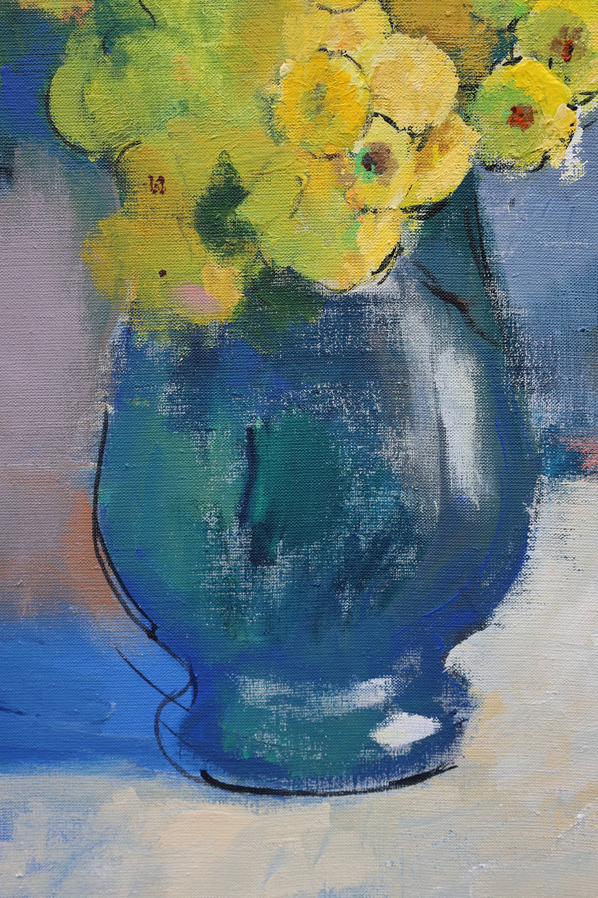 Chrysanthemums Impressionistic Painting Artem Andreichuk - Subjektiv.art