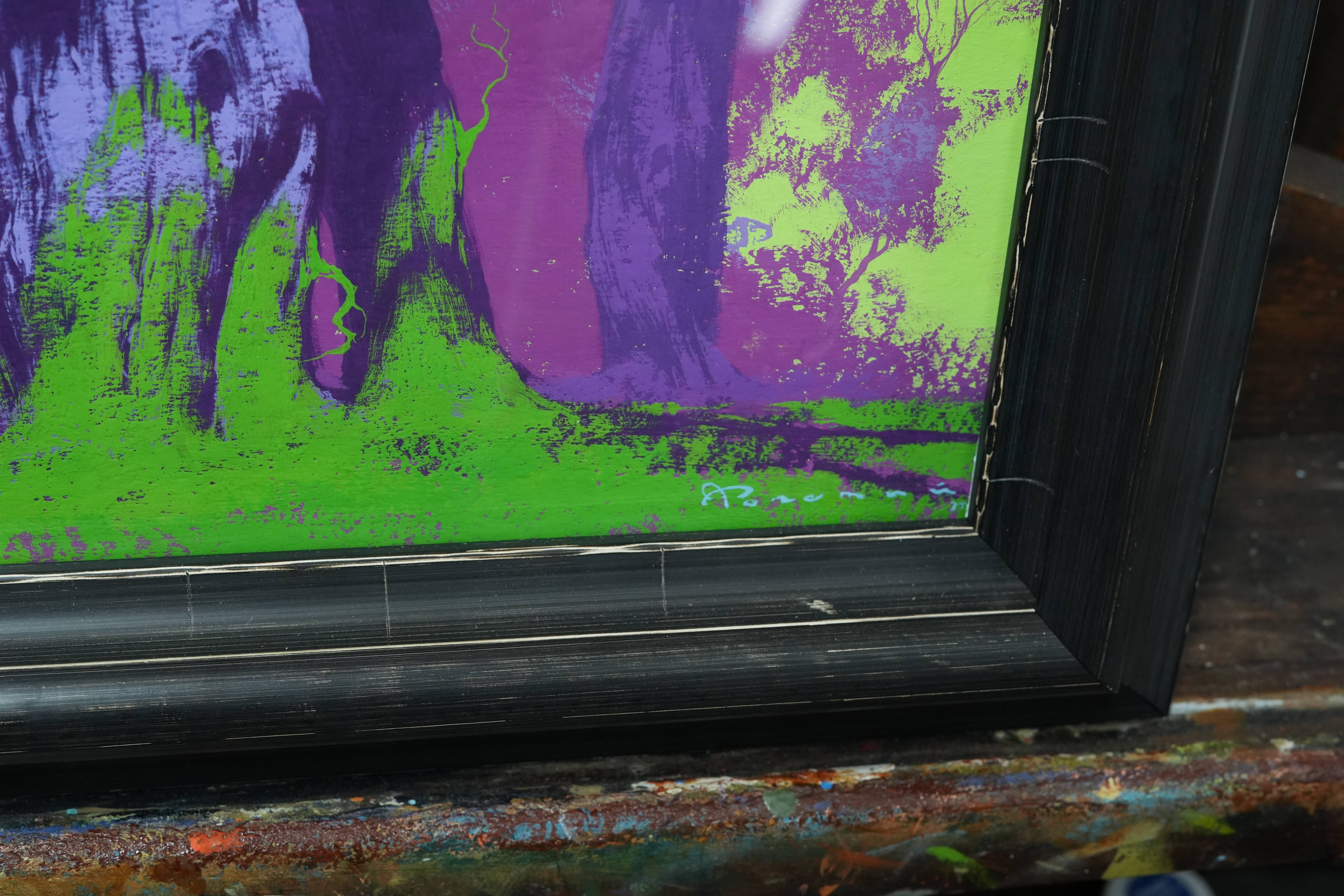 Violet Forest Fine Art Painting Artem  Rohovyi  - Subjektiv.art