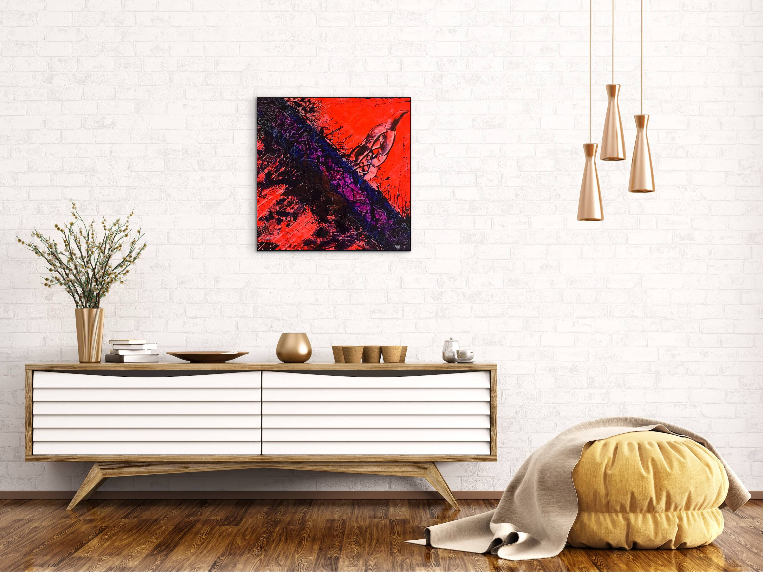 The Claw Modern Painting Sandra Bertalanffy - Subjektiv.art