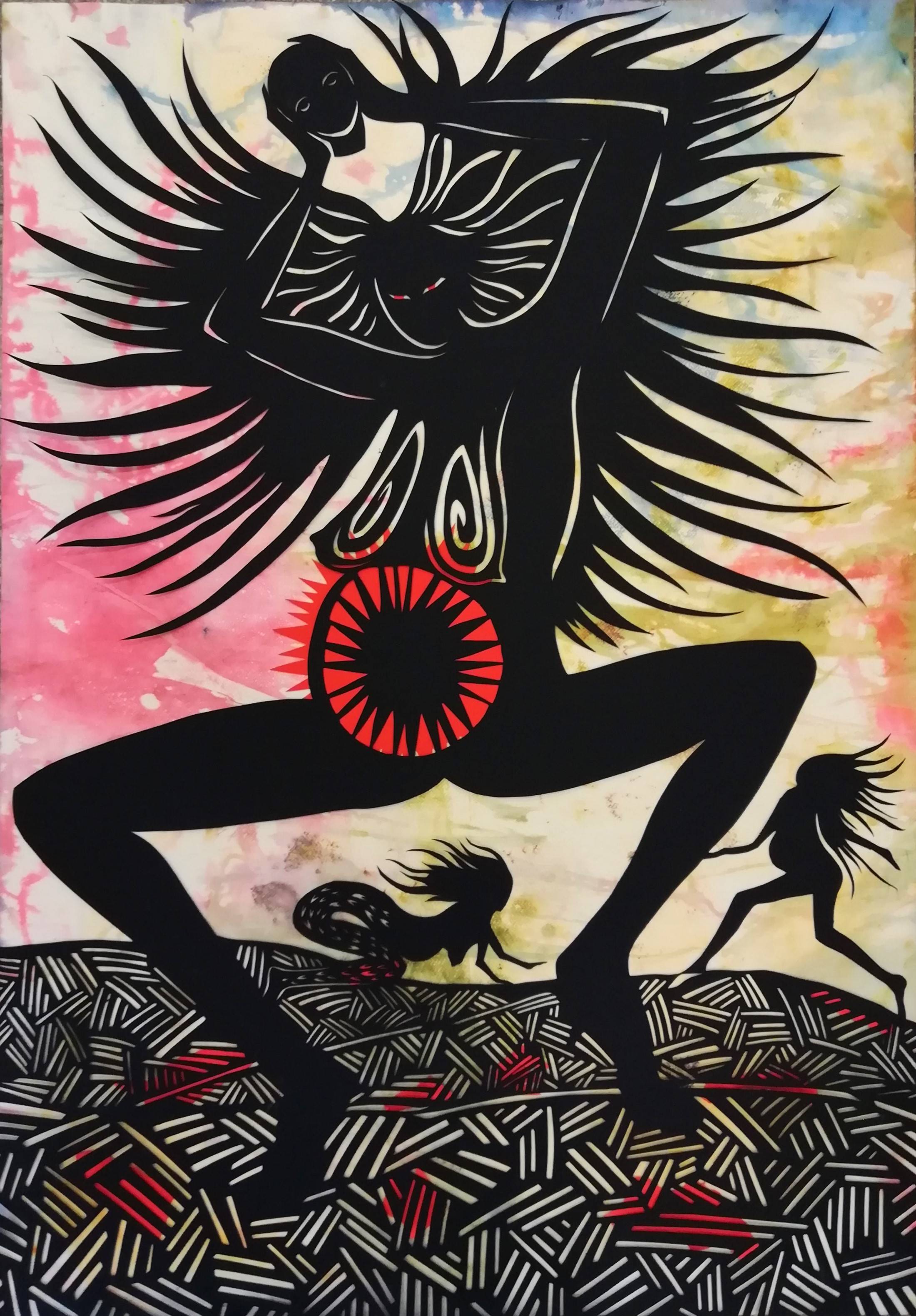 Goddesses Unspecified Mixed media Liubov Datchenko - Subjektiv.art