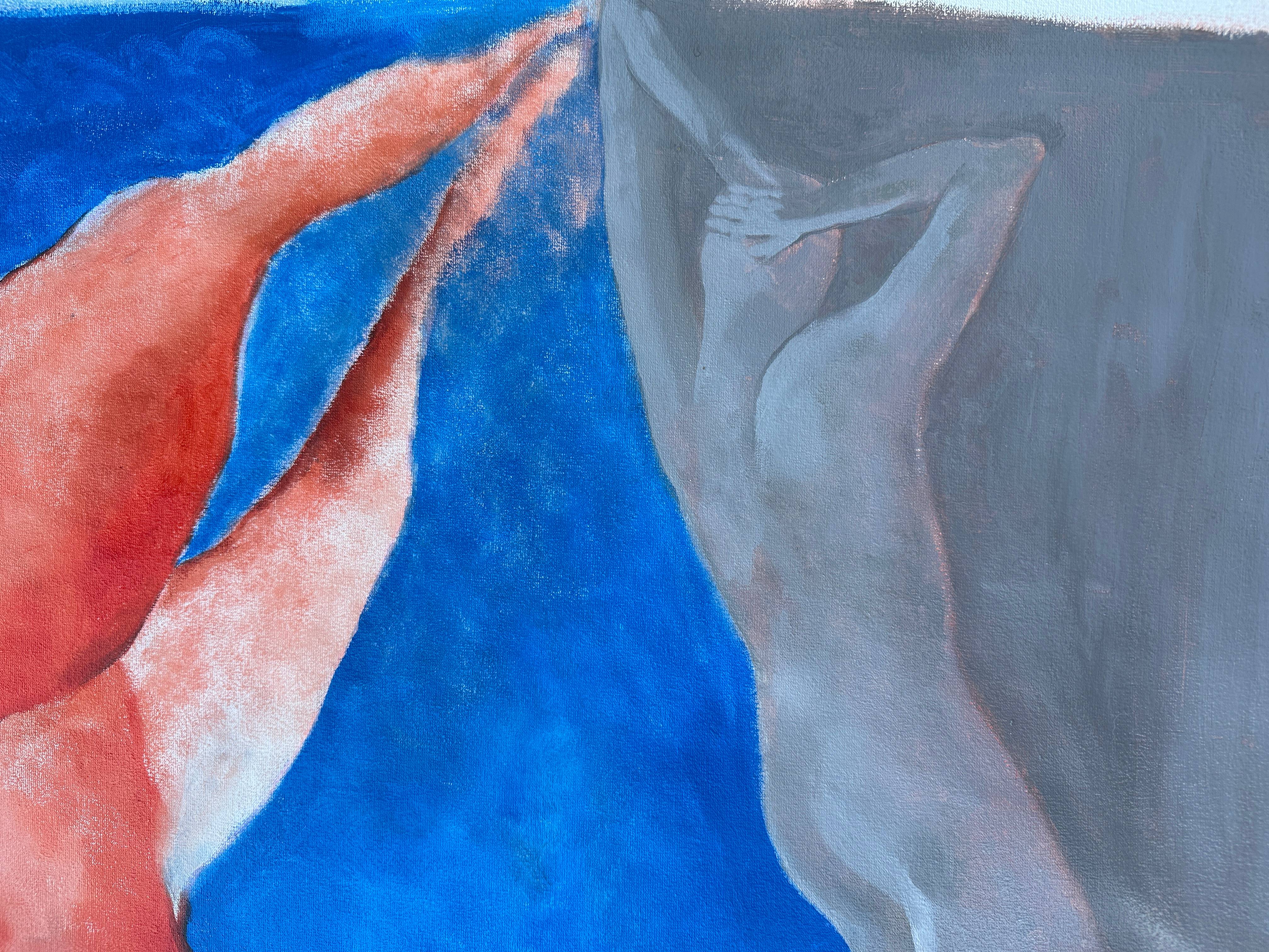 A midday dream after thinking about the apocalypse Surrealistic Painting Liliya Nebera - Subjektiv.art