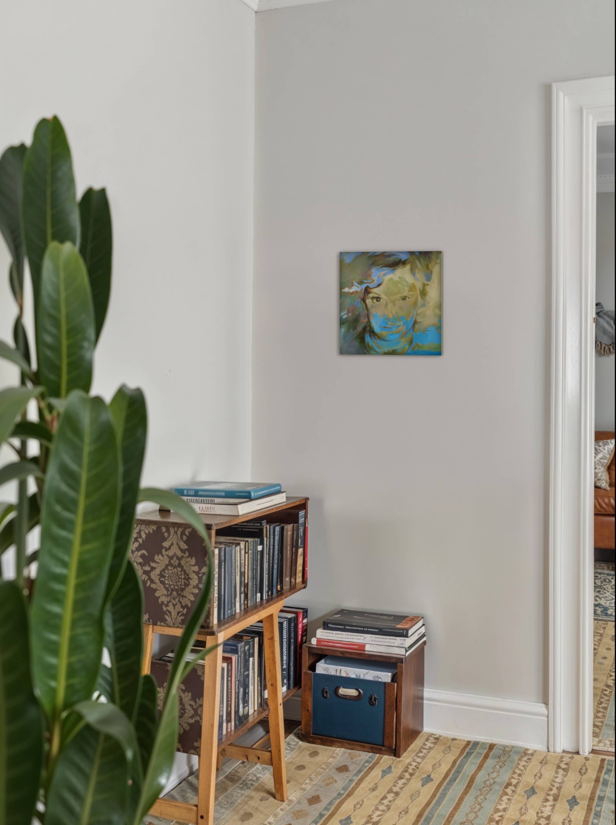 Girl`s portrait Expressive and gestural Painting Svitlana Ahranovska - Subjektiv.art