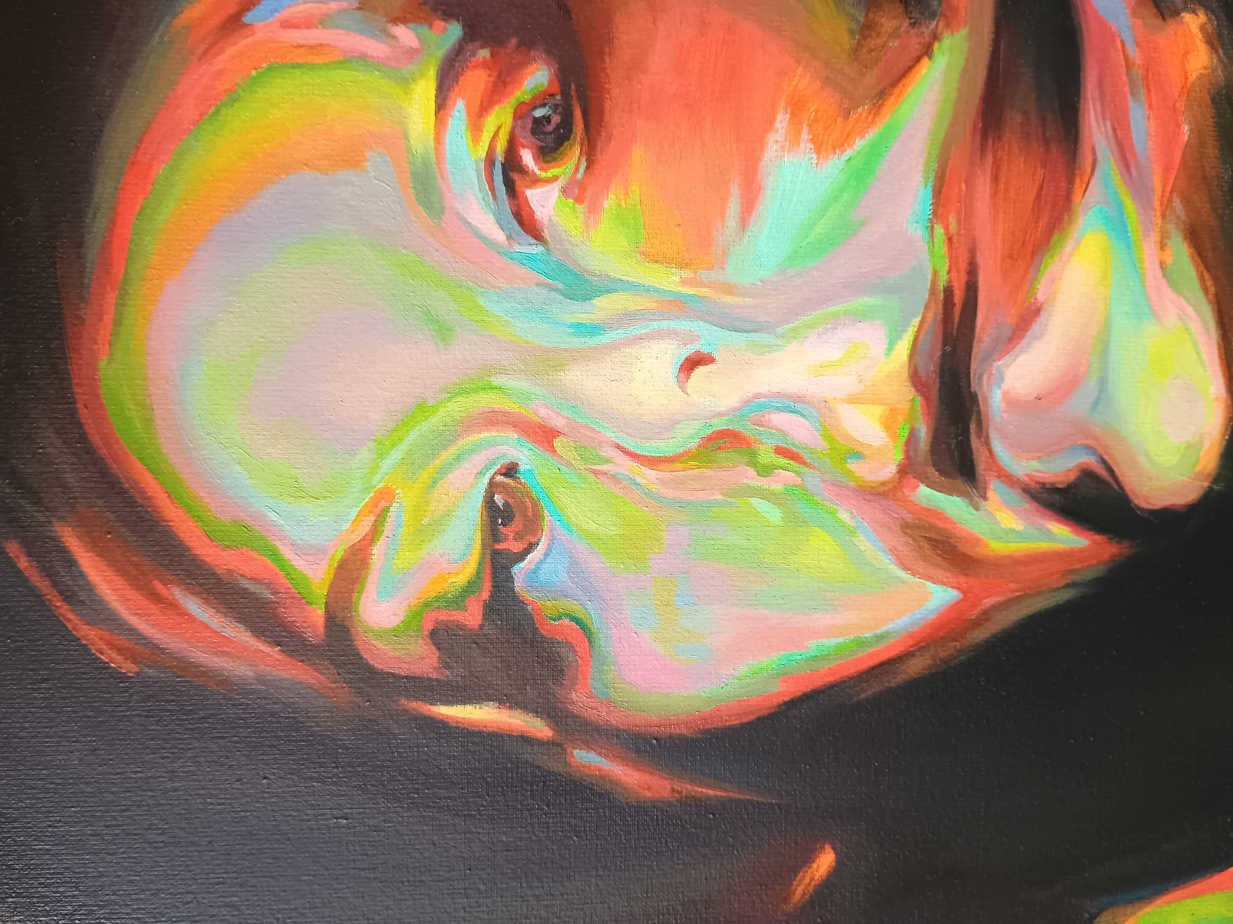 Without title Expressive and gestural Painting Svitlana Ahranovska - Subjektiv.art