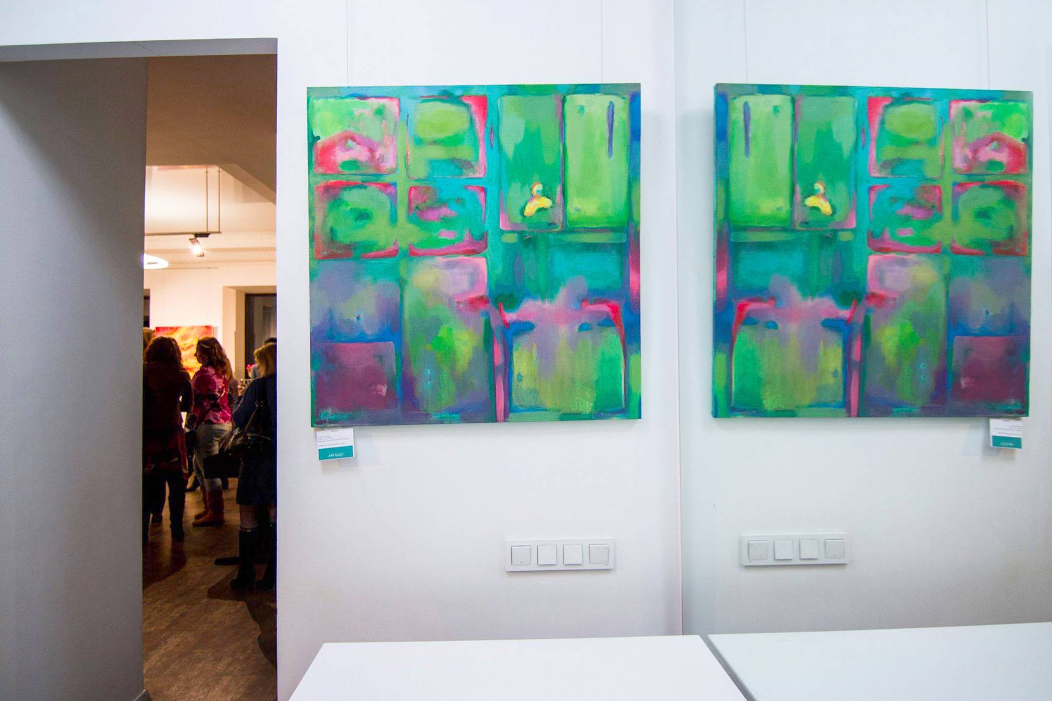 Windows Abstract Painting Alena Kuznetsova - Subjektiv.art