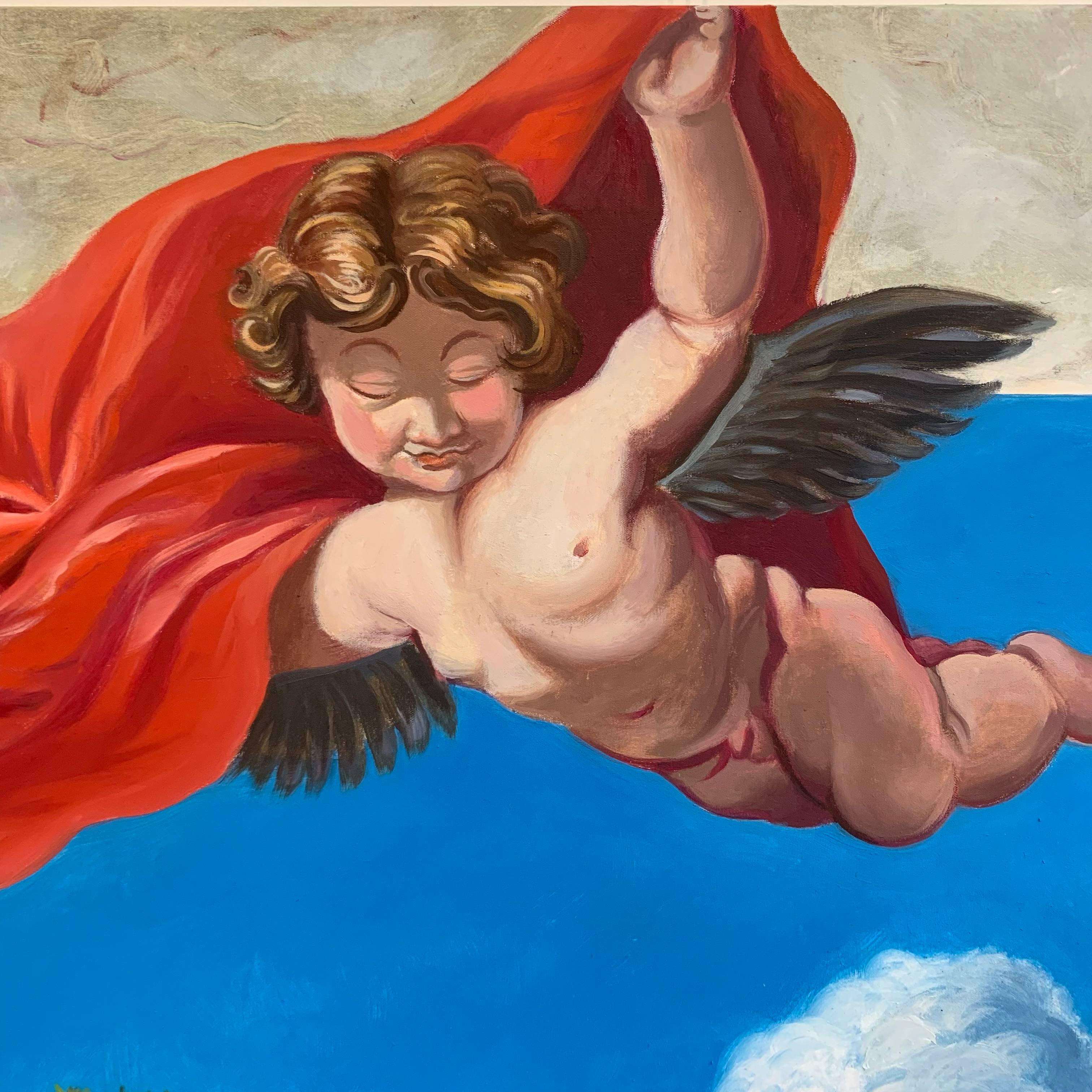 Citrinitas Surrealistic Painting Li B Edmond - Subjektiv.art