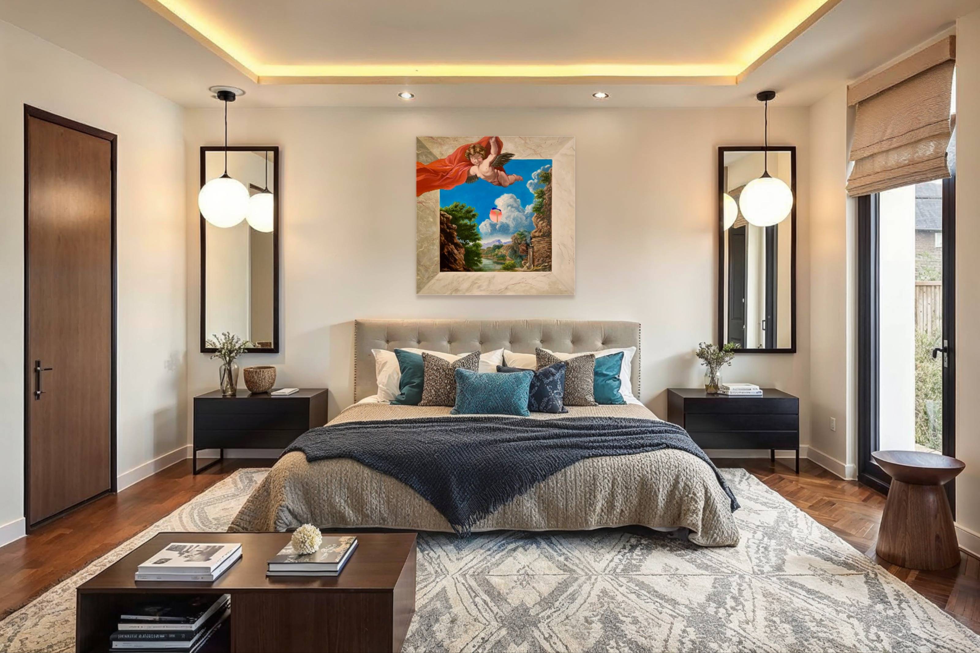 Citrinitas Surrealistic Painting Li B Edmond - Subjektiv.art