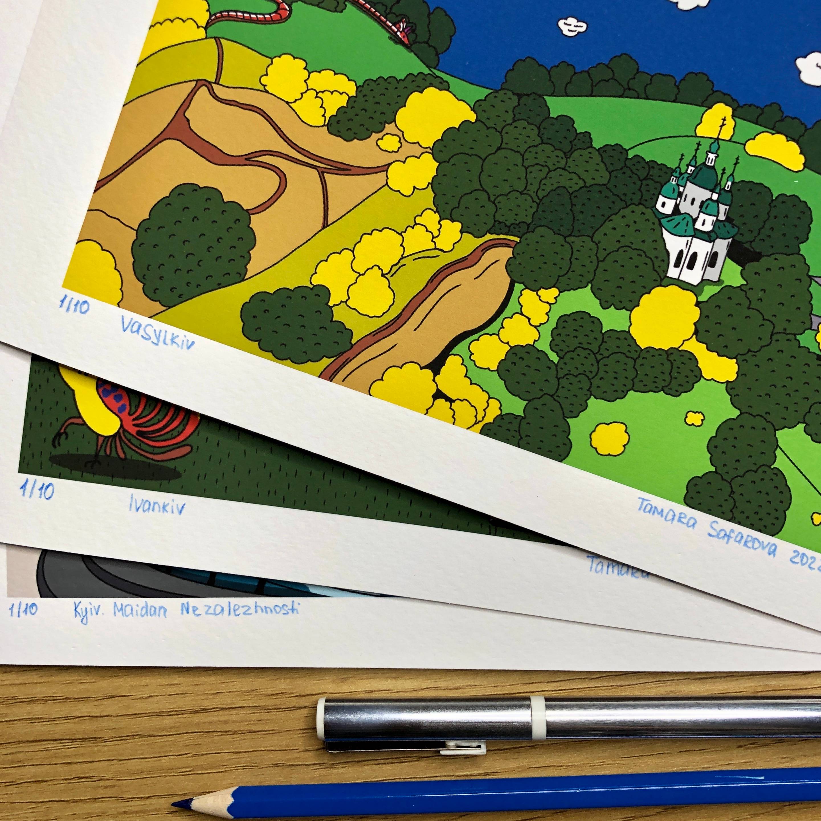 Zhytomyr Naive Prints Tamara Safarova - Subjektiv.art