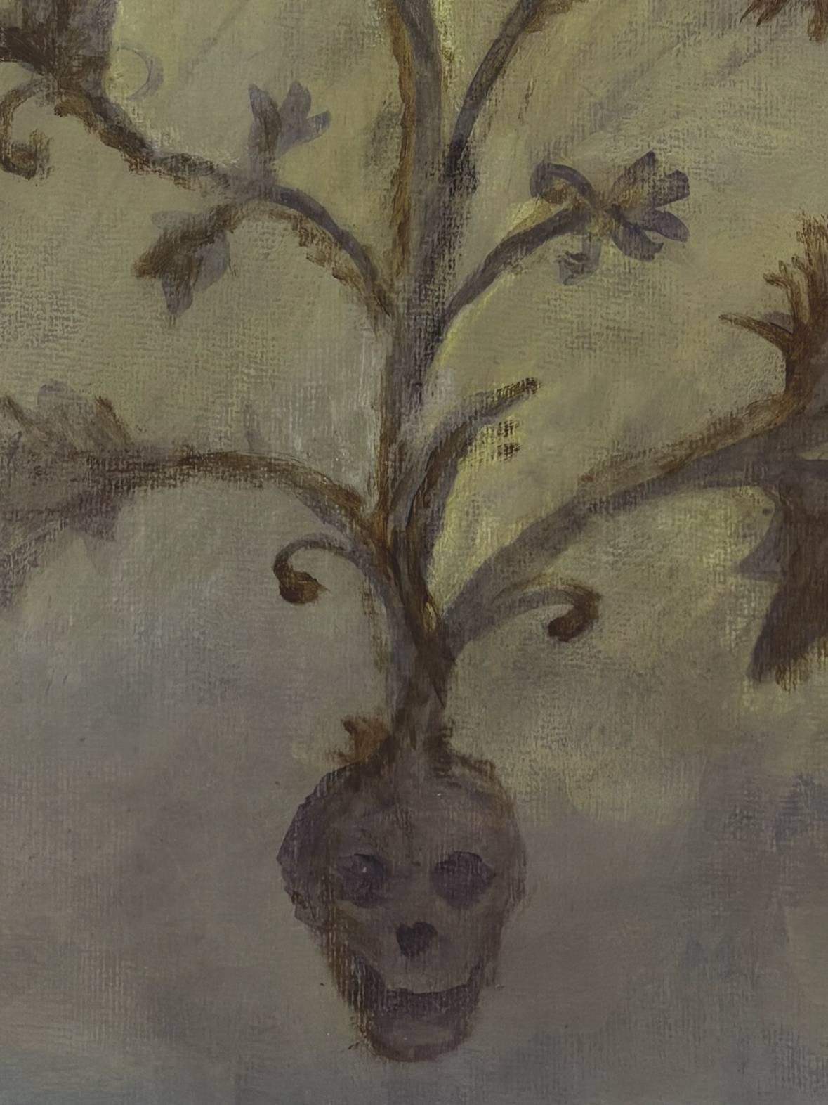 something about an indestructible drop Naive Painting Anastasiia  Leliuk - Subjektiv.art