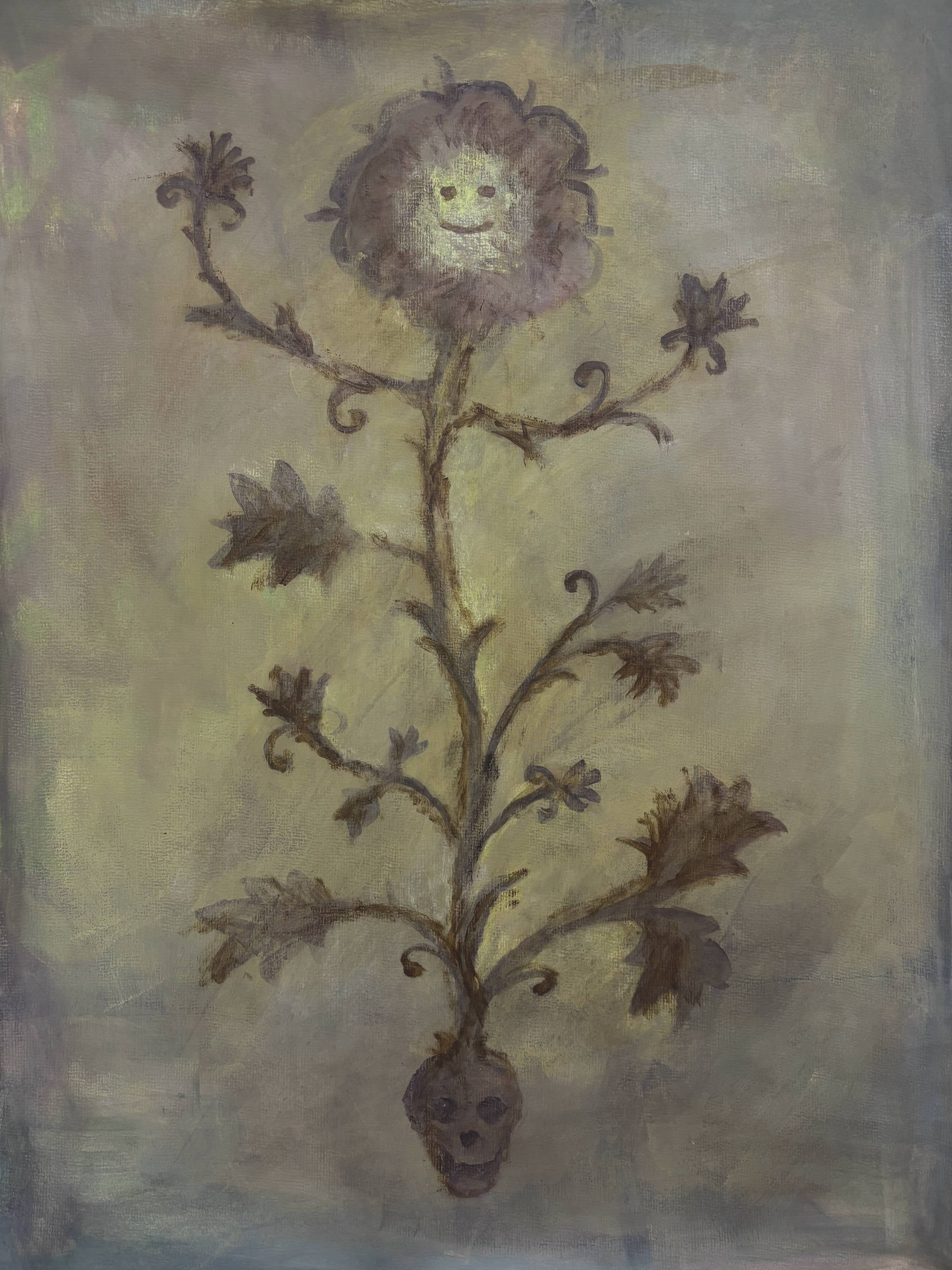 something about an indestructible drop Naive Painting Anastasiia  Leliuk - Subjektiv.art