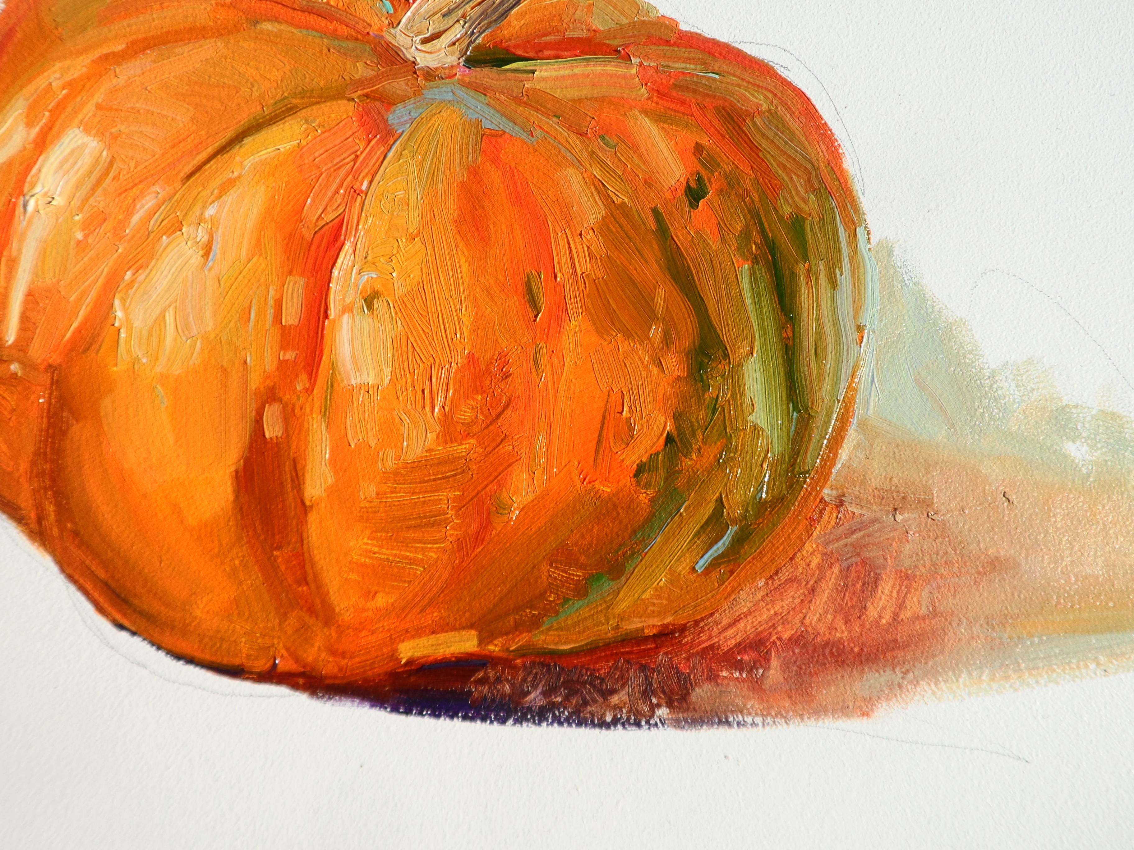 " Pumpkin " Impressionistic Painting Yehor Dulin - Subjektiv.art