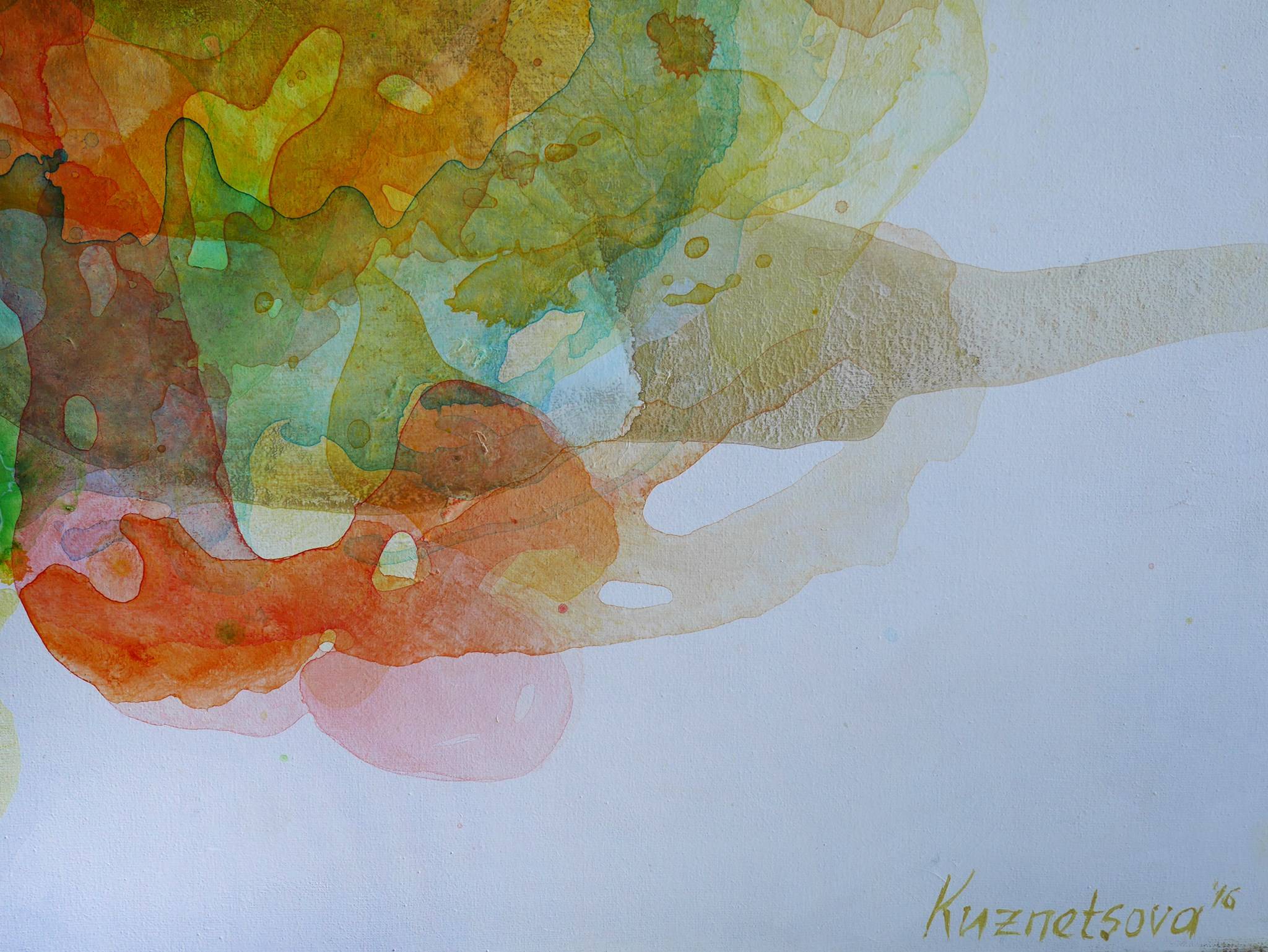 Shining of the Spotless Mind Abstract Painting Alena Kuznetsova - Subjektiv.art