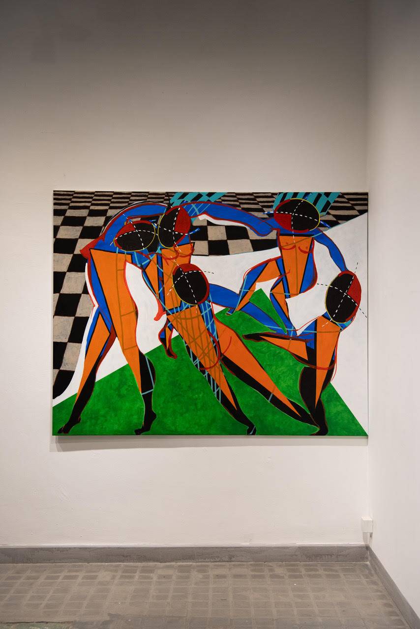 A Dança Expressive and gestural Painting Ike Ferreira - Subjektiv.art