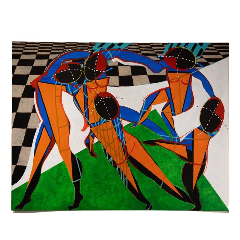 A Dança Expressive and gestural Painting Ike Ferreira - Subjektiv.art